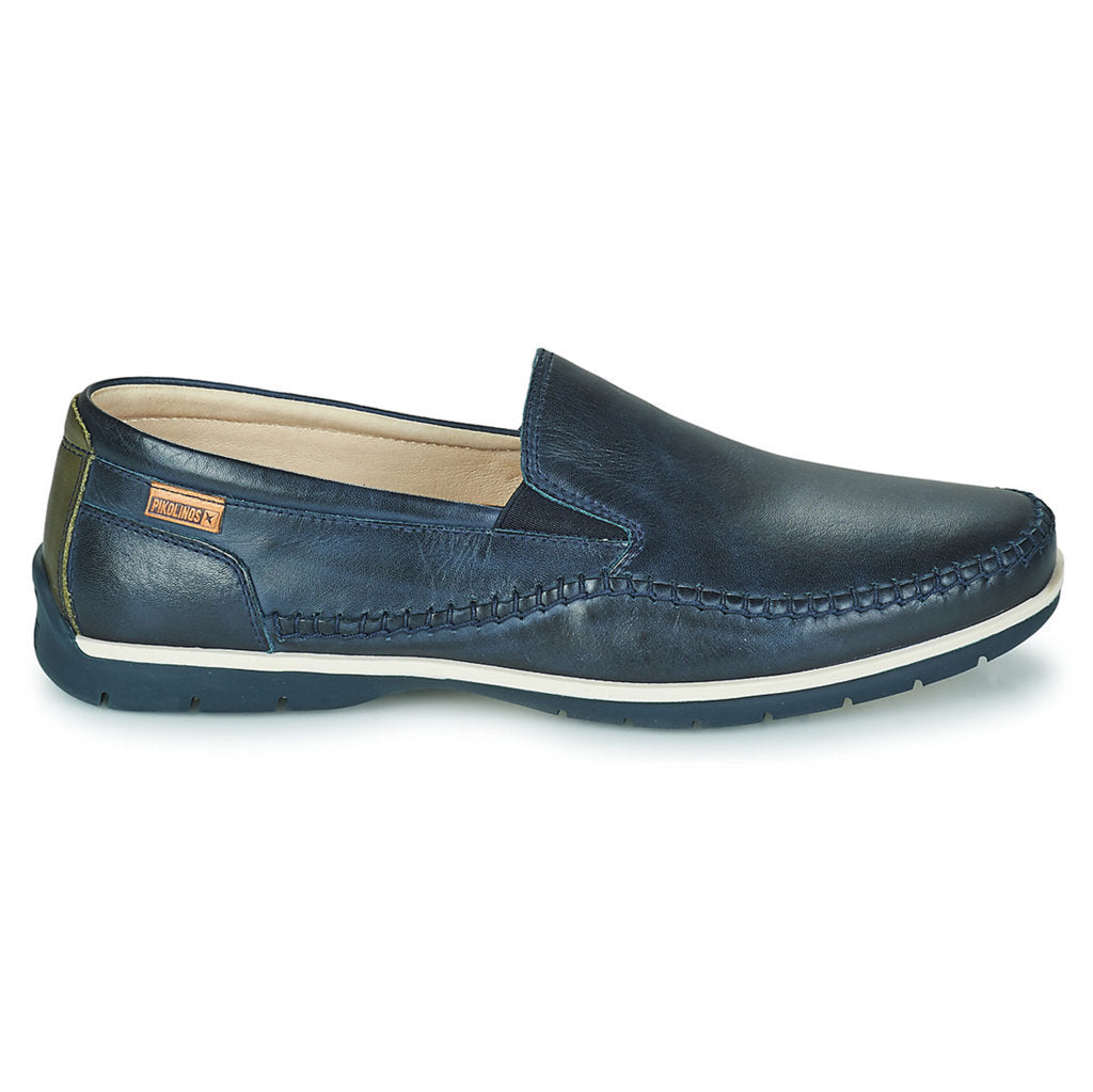 Pikolinos Marbella M9A Leather Mens Shoes#color_blue