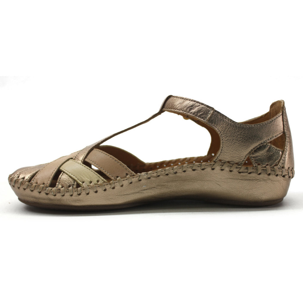 Pikolinos P. Vallarta 655-0732CLC2 Leather Womens Sandals#color_champagne