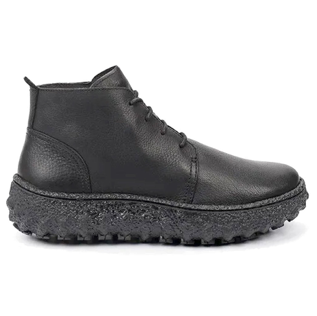 Camper Ground Calfskin Leather Men's Ankle Boots#color_black