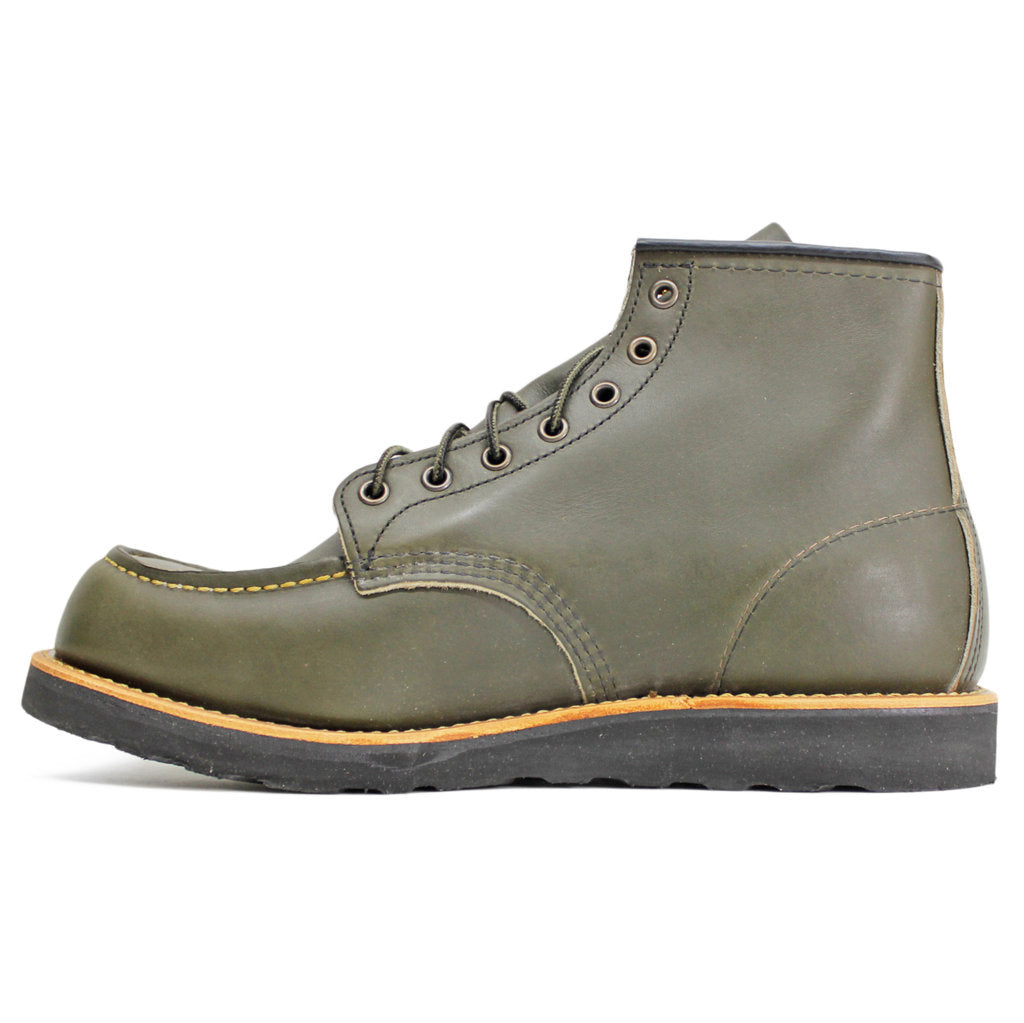 Red Wing 6 Inch Classic Moc Toe Leather Mens Boots#color_alpine