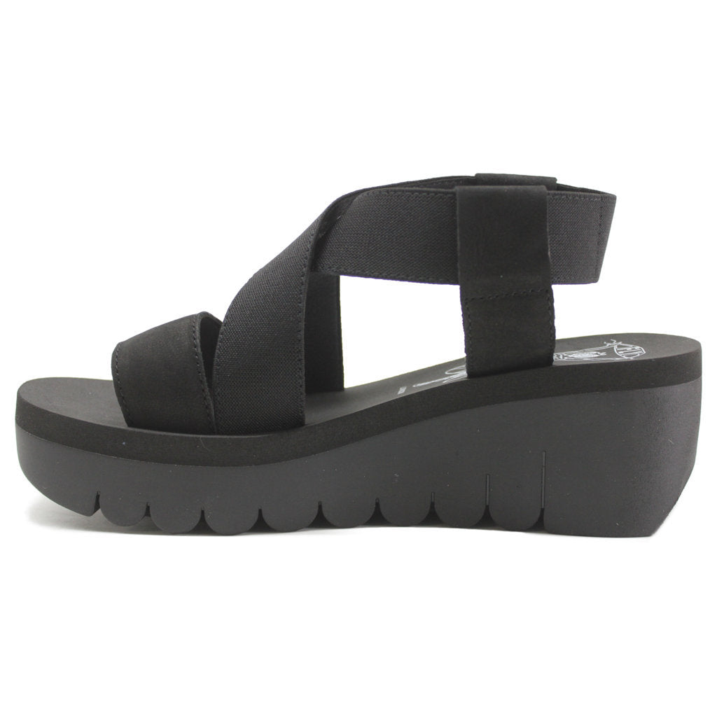 Fly London YABI922FLY Leather Womens Sandals#color_black black