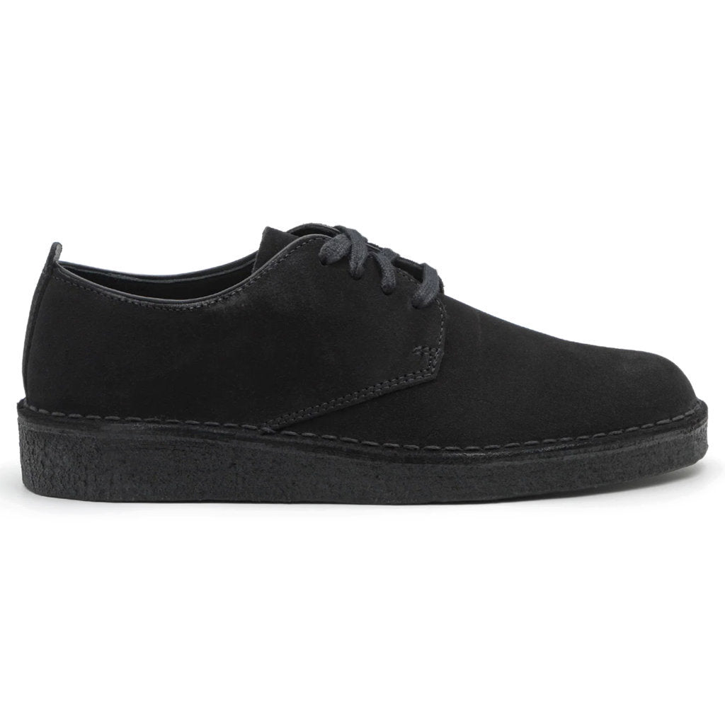 Clarks Originals Coal London Suede Mens Shoes#color_black
