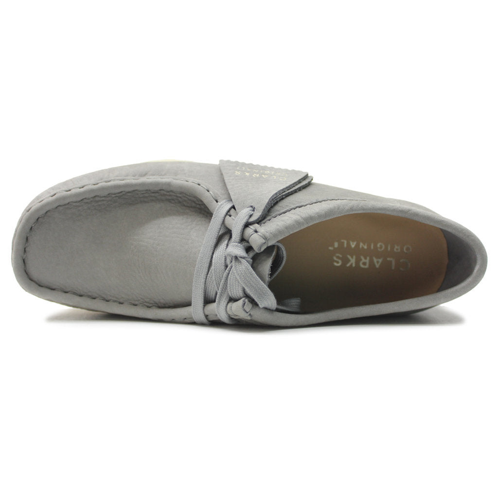Clarks Originals Wallabee Nubuck Leather Women's Shoes#color_grey
