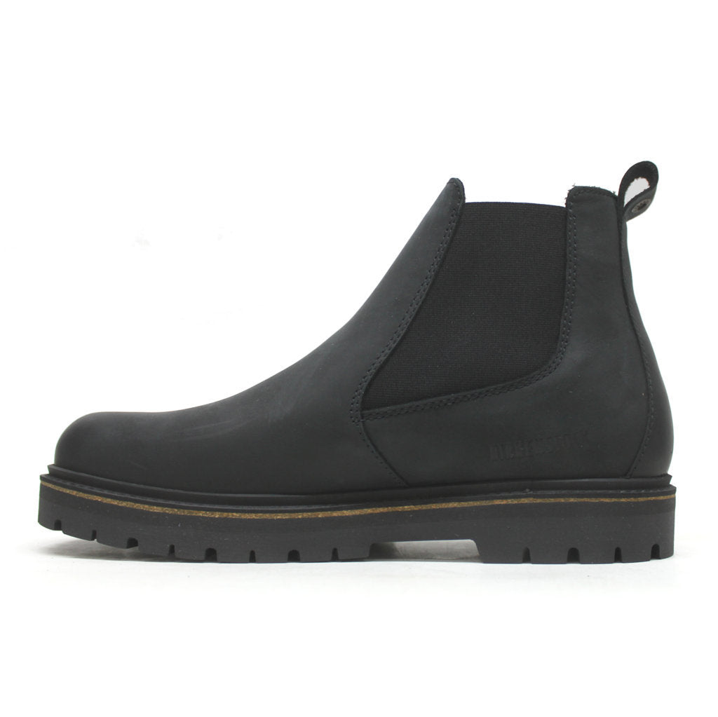 Birkenstock Stalon II Nubuck Leather Unisex Boots#color_black