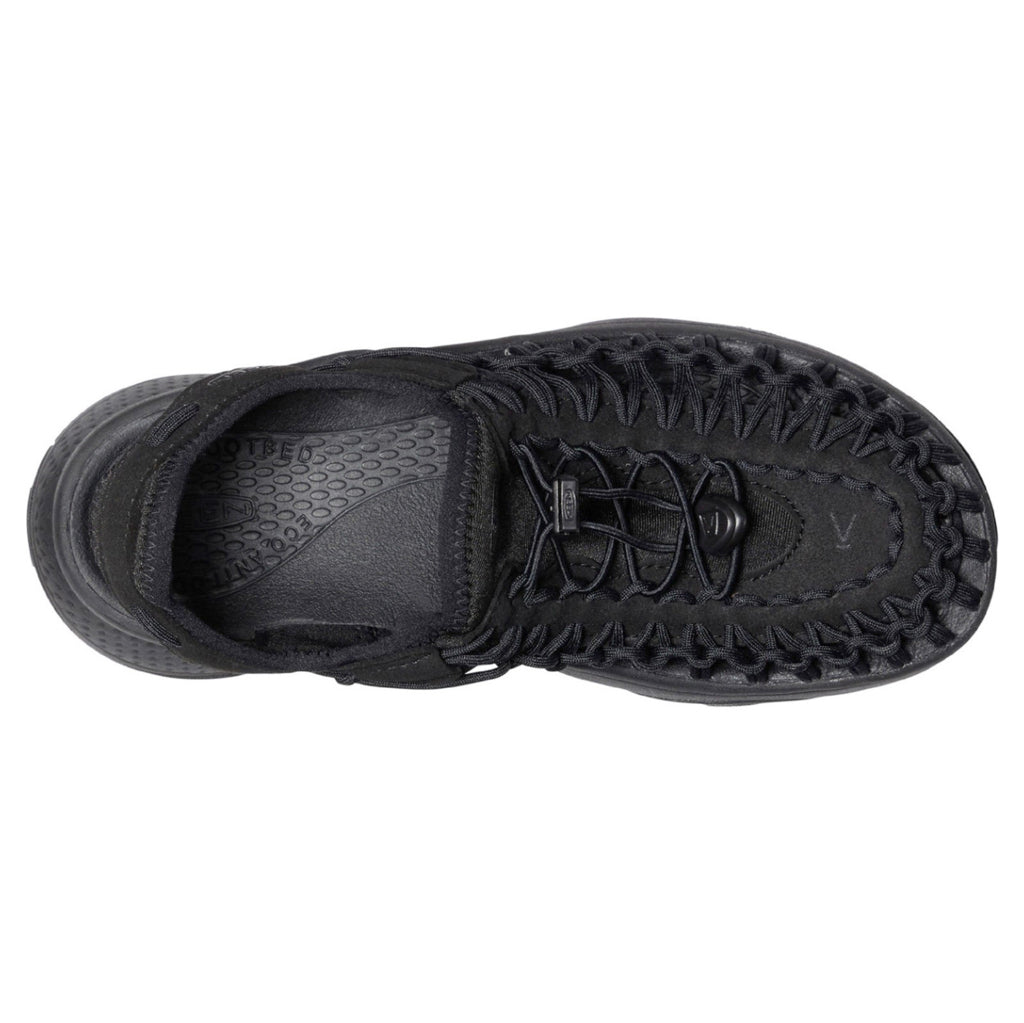 Keen UNEEK Astoria 2-Cord Women's Wedge Sandals#color_black black