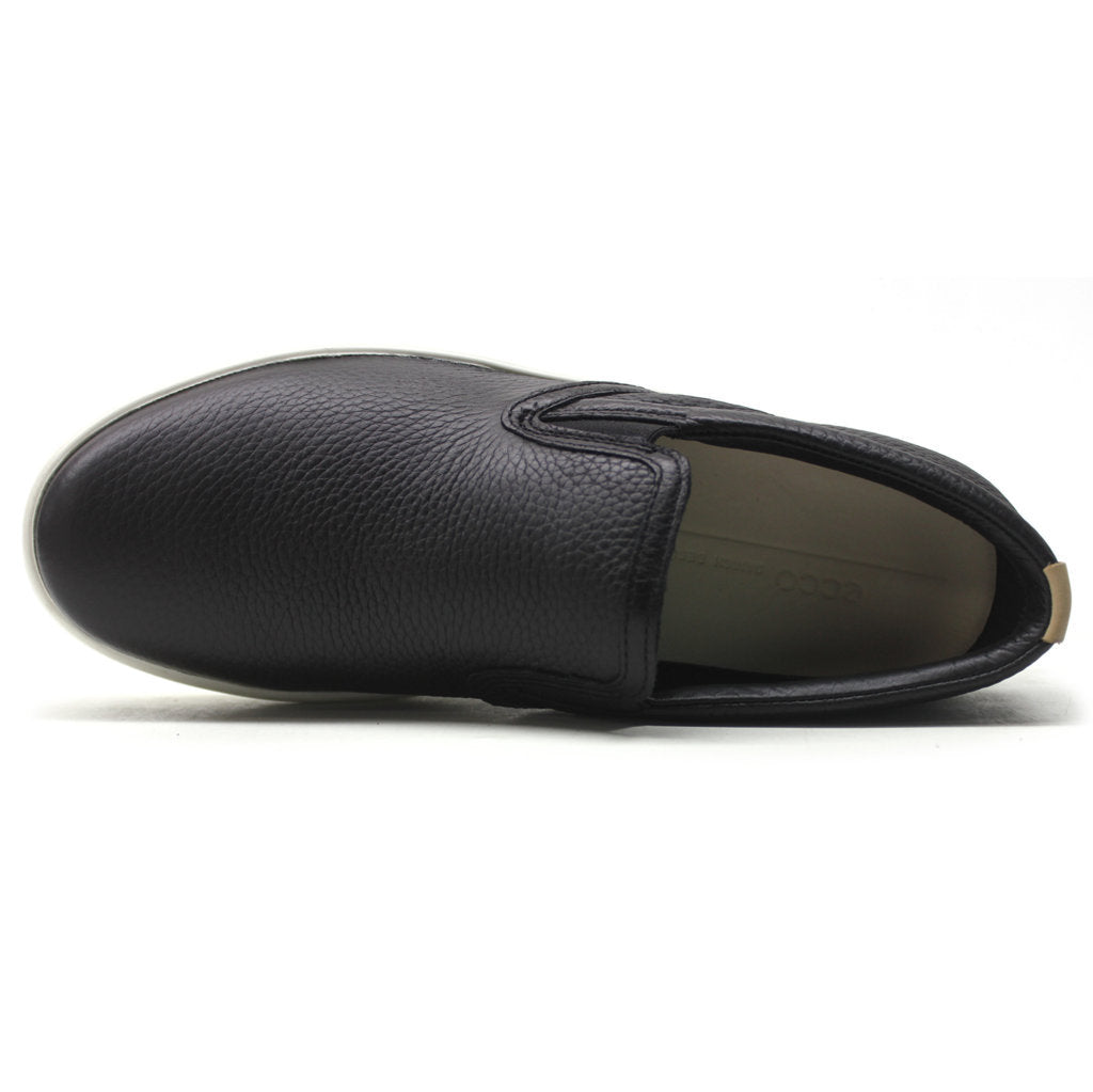 Ecco Soft 7 470493 Leather Womens Shoes#color_black powder