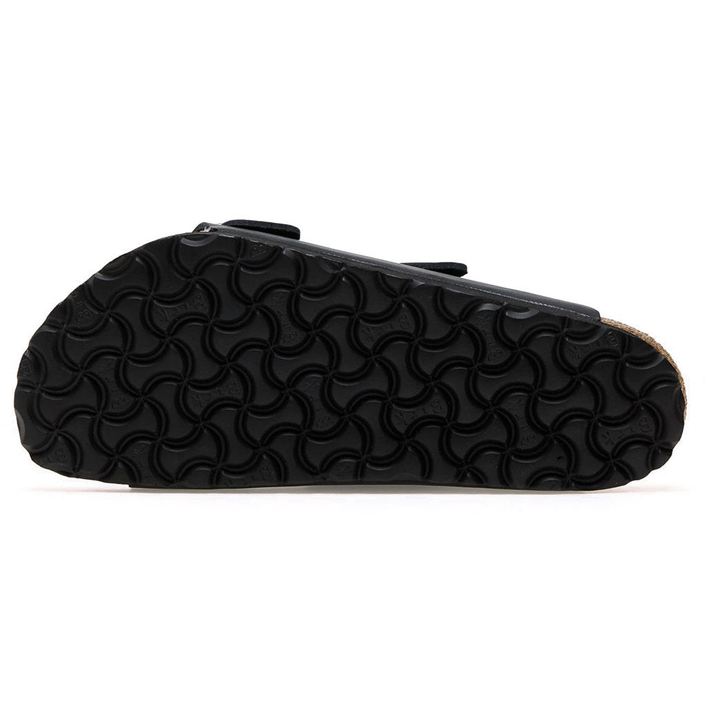 Birkenstock Arizona Big Buckle Oiled Leather Unisex Sandals#color_black
