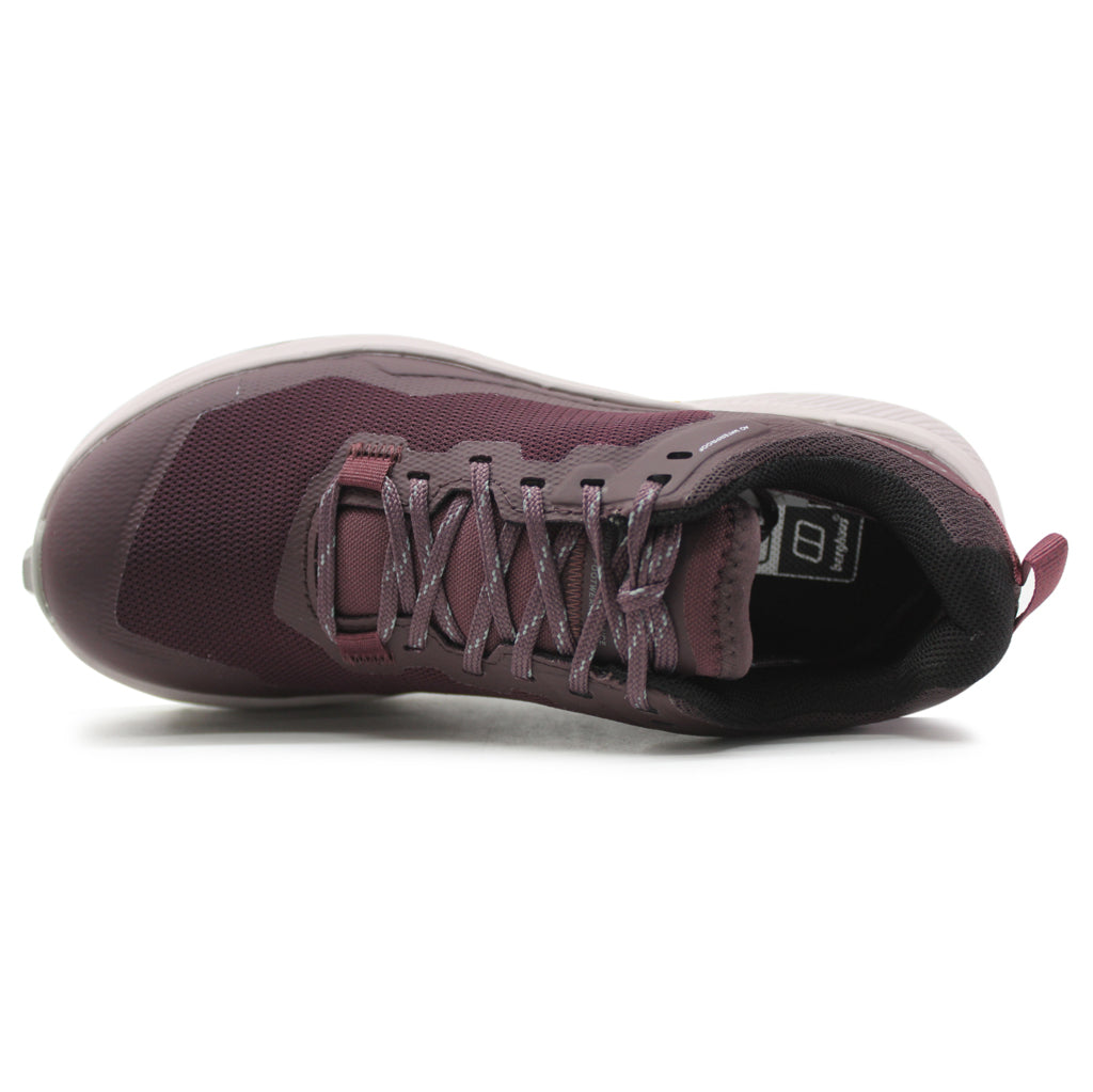 Berghaus Revolute Active Shoe Synthetic Textile Women's Trail Running Shoes#color_dark purple black