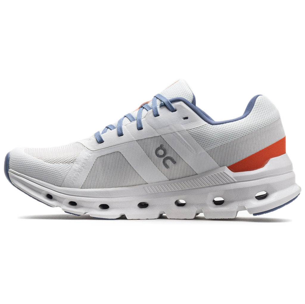 On Running Cloudrunner Textile Women's Low-Top Trainers#color_undyed white flame