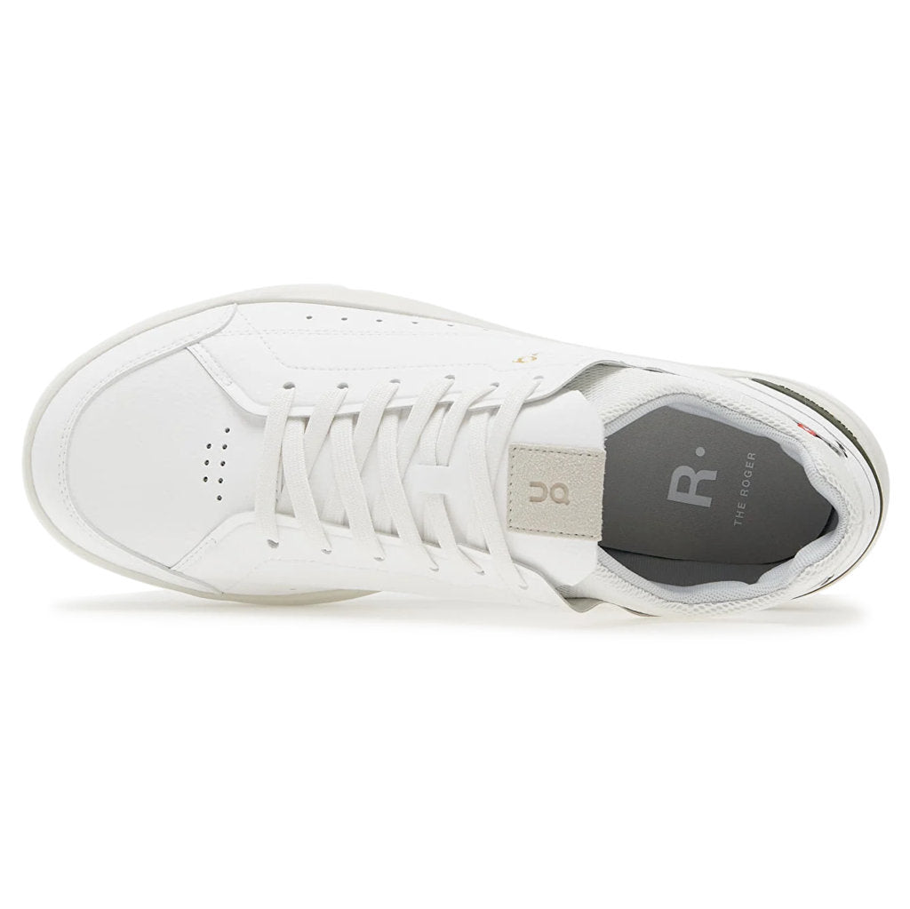 On Running The Roger Centre Court Synthetic Leather Men's Low-Top Trainers#color_white jungle