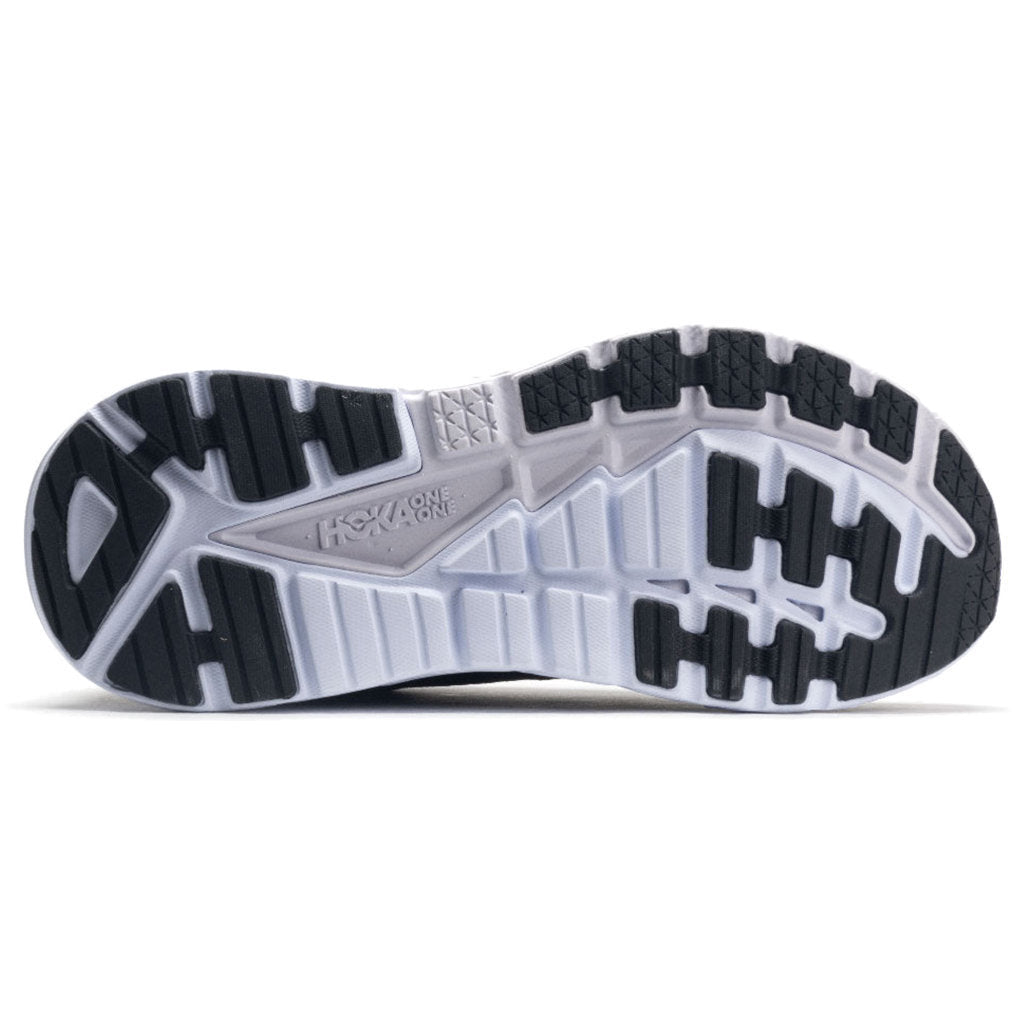 Hoka One One Gaviota 4 Wide Textile Synthetic Mens Trainers#color_black white