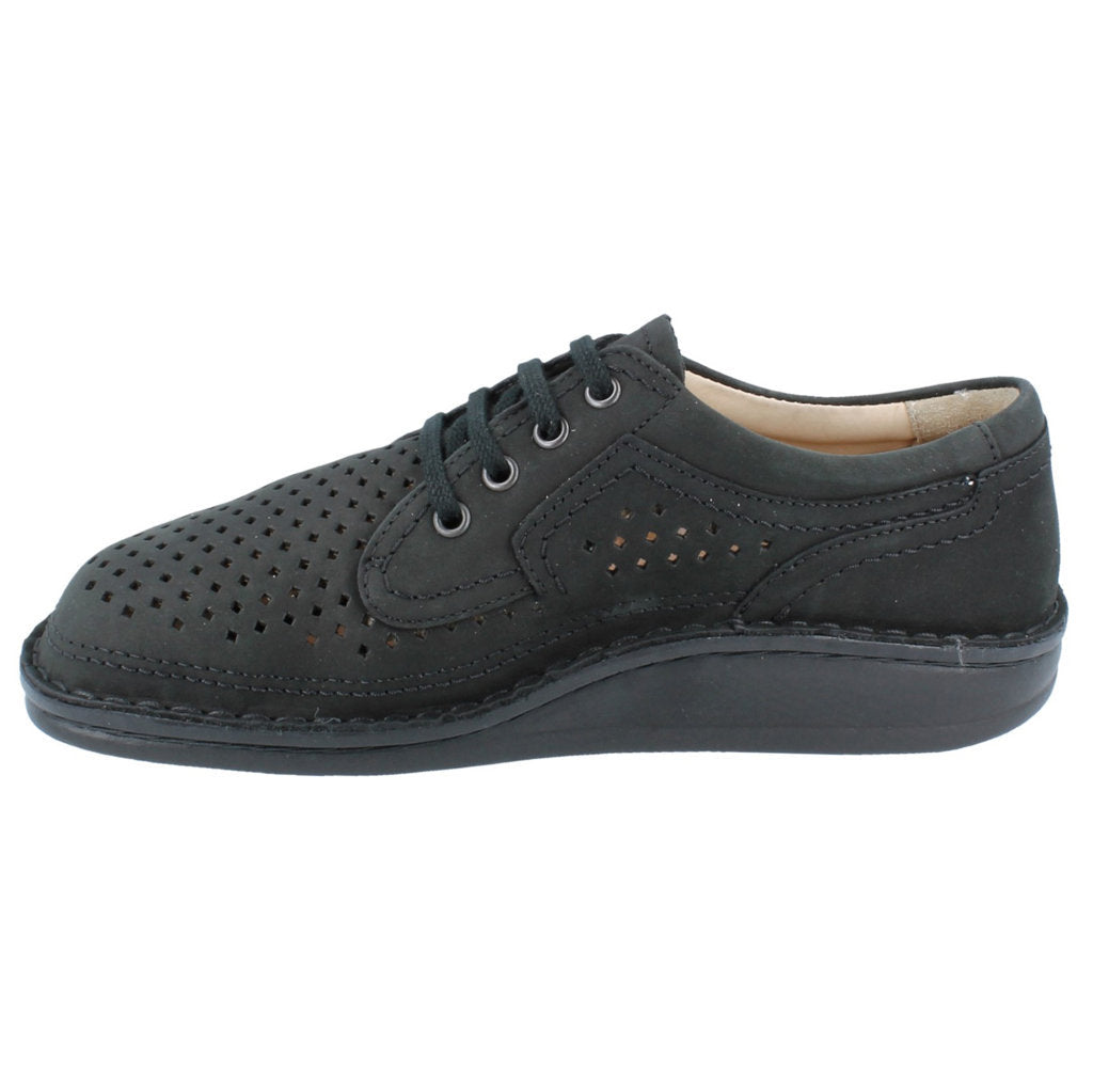 Finn Comfort Baden Leather Mens Shoes#color_black