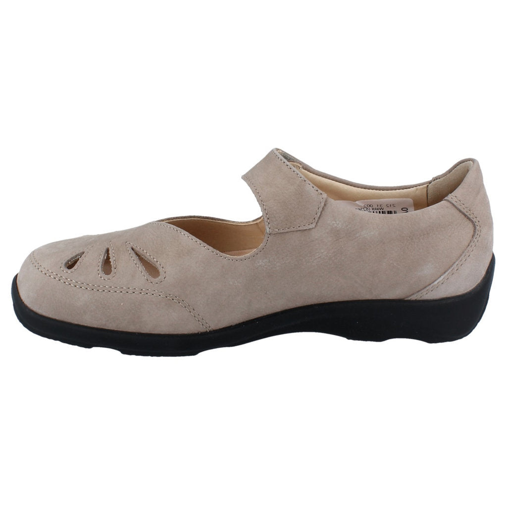 Finn Comfort Brac-S Nubuck Leather Women's Mary Jane Shoes#color_rock