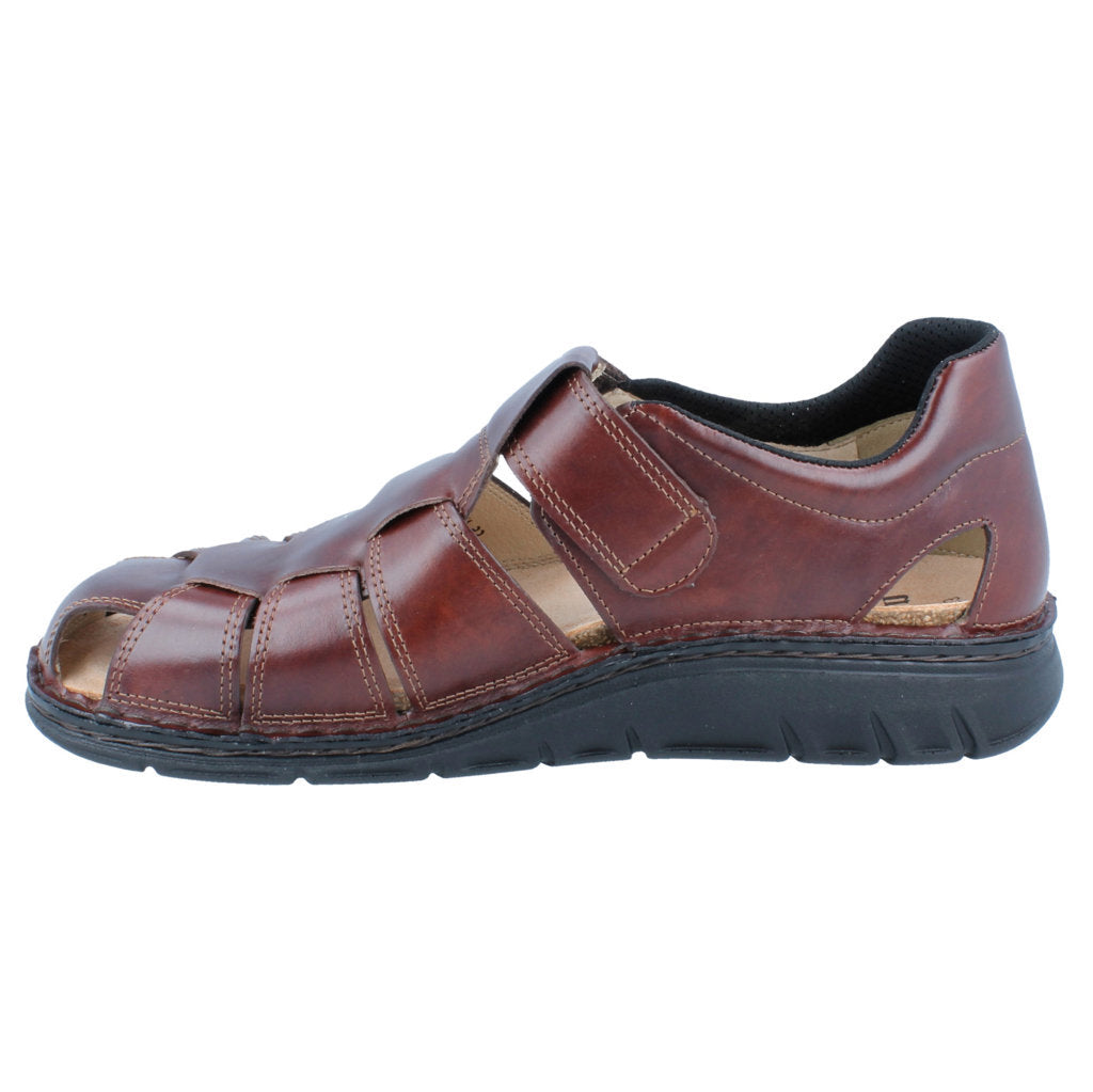 Finn Comfort Copan-S Leather Men's Sandals#color_chocolate