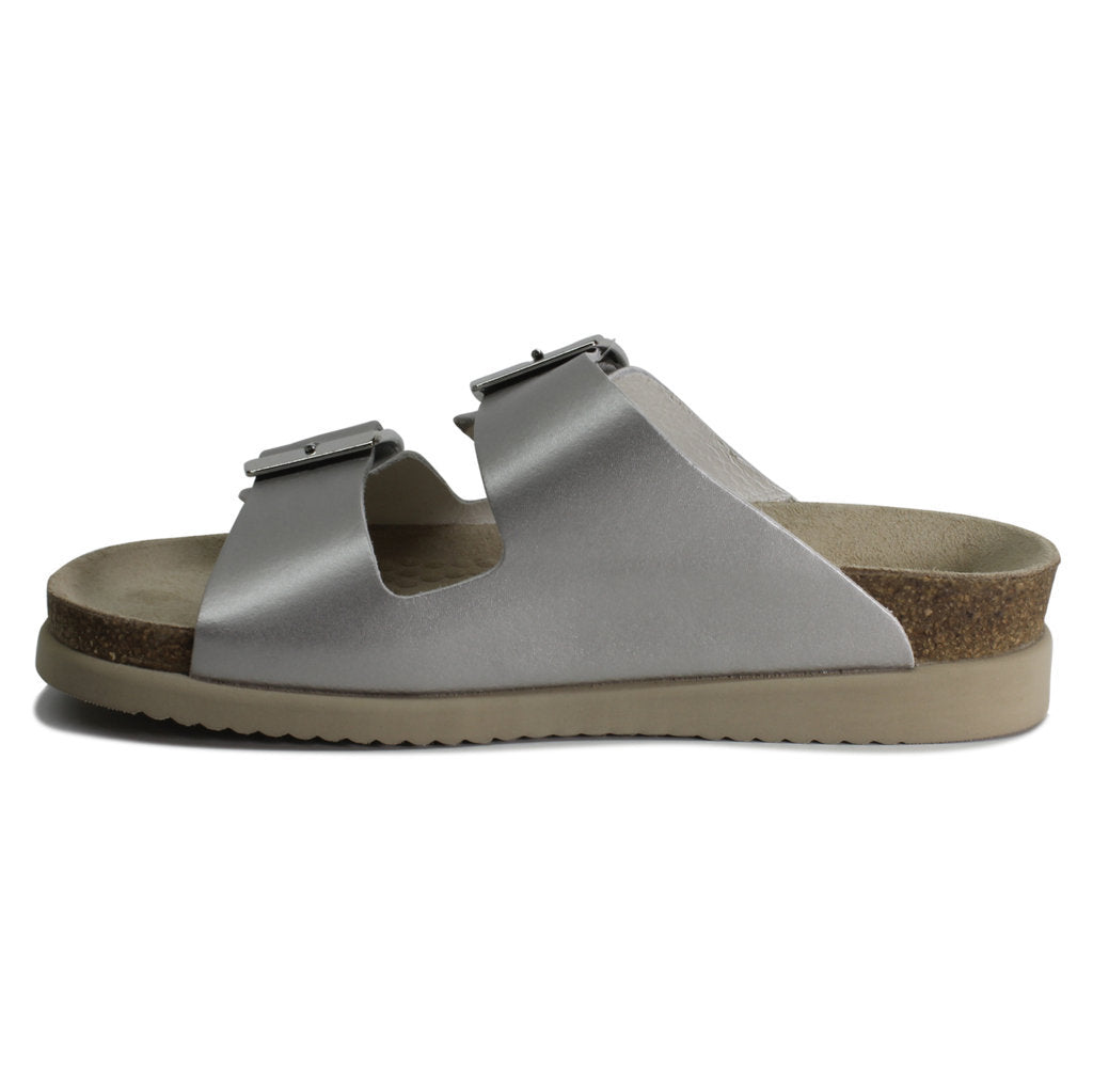 Mephisto Hester Smooth Leather Womens Sandals#color_silver
