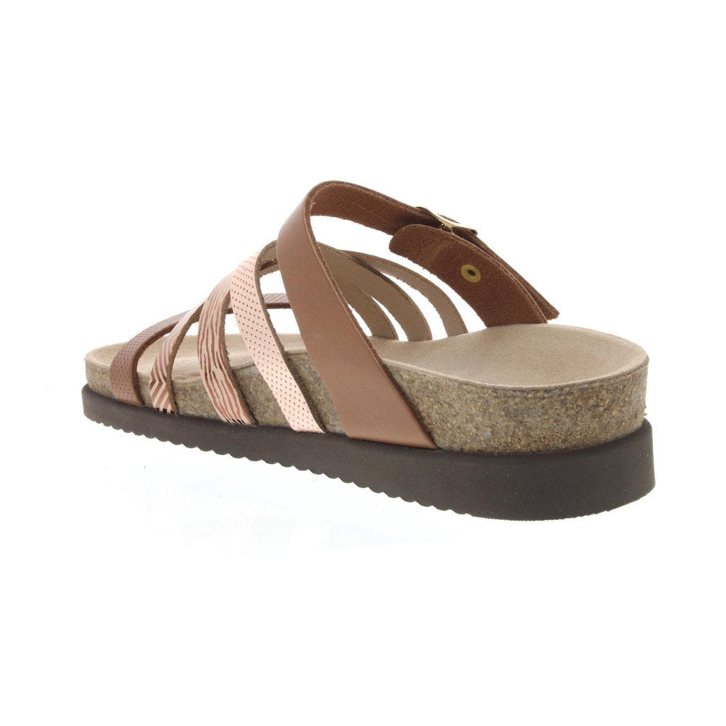 Mephisto Huleda Smooth Leather Womens Sandals#color_camel