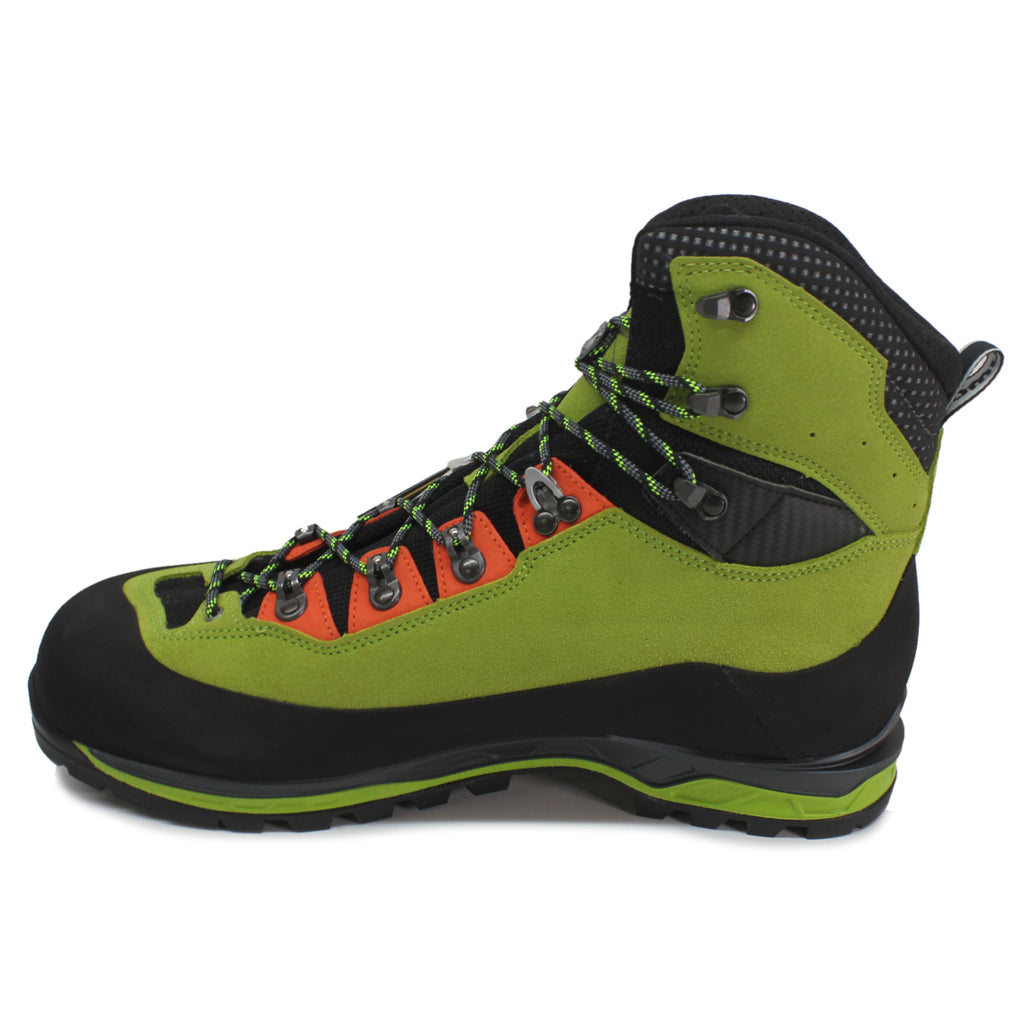 Lowa Cevedale II GTX Suede Leather Men's Mountaineering Boots#color_lime flame