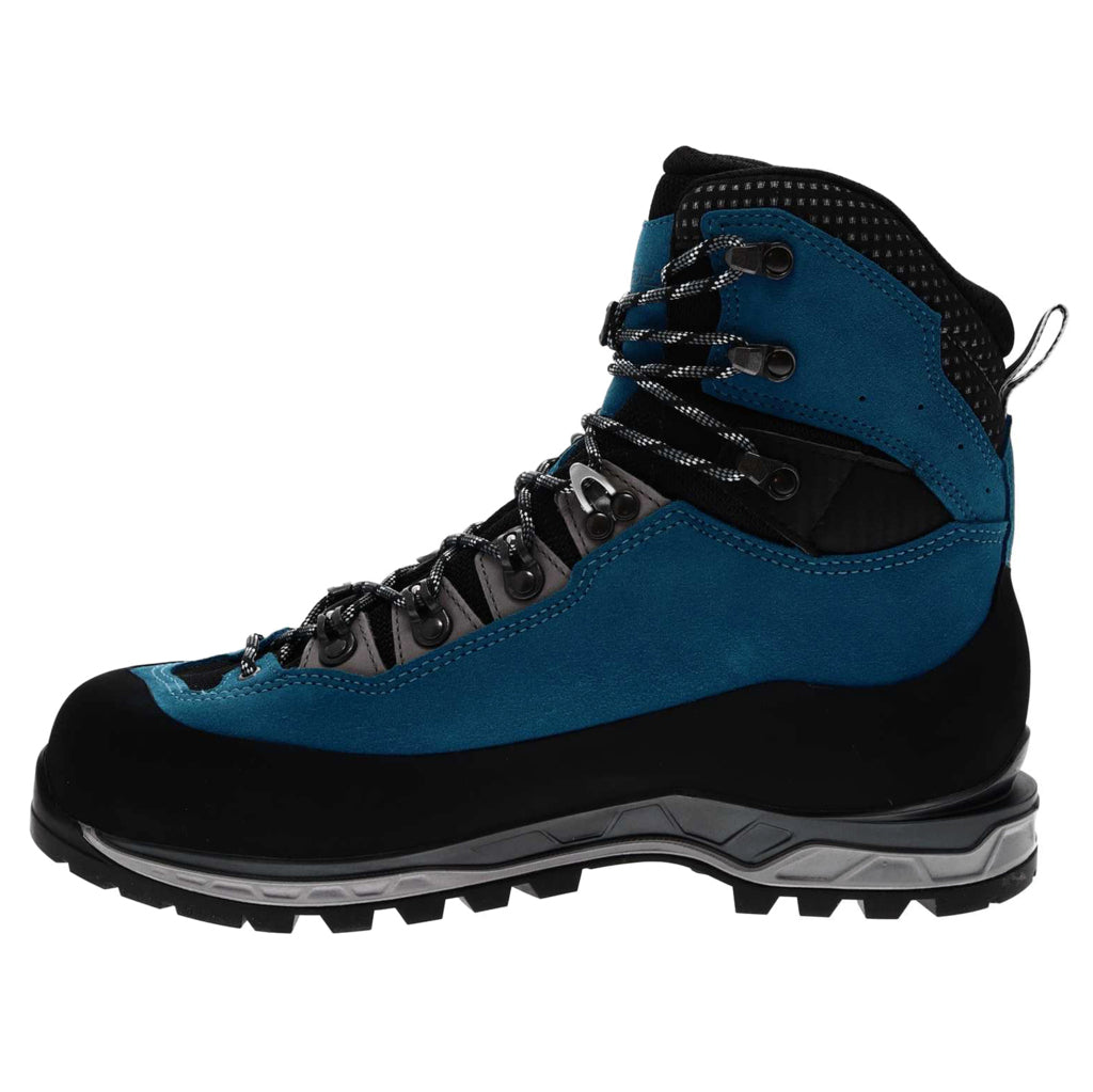 Lowa Cevedale II GTX Suede Leather Men's Mountaineering Boots#color_turquoise lime