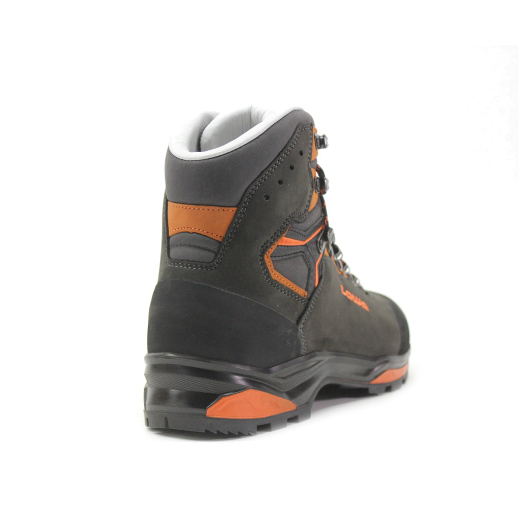 Lowa Camino Evo II Nubuck Men's Waterproof Hiking Boots#color_anthracite orange