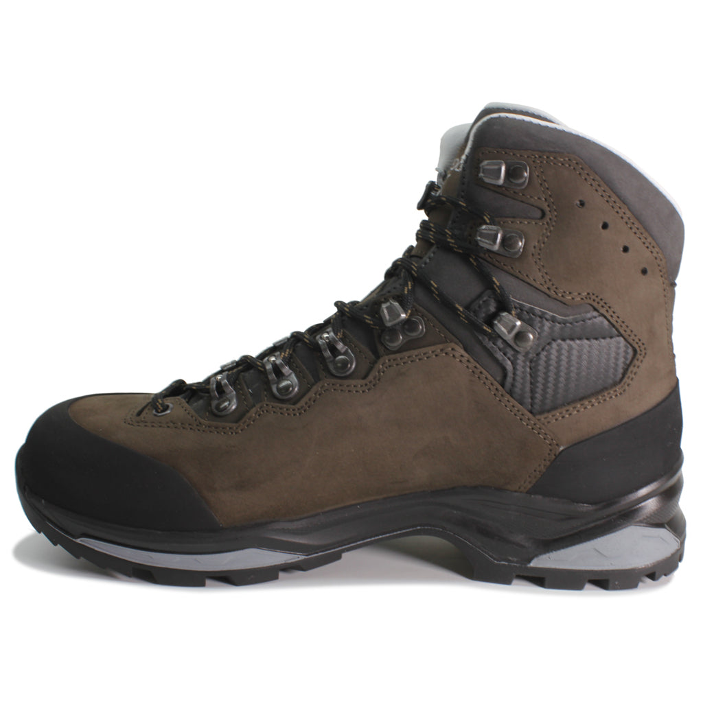 Lowa Camino Evo II Nubuck Men's Waterproof Hiking Boots#color_brown graphite