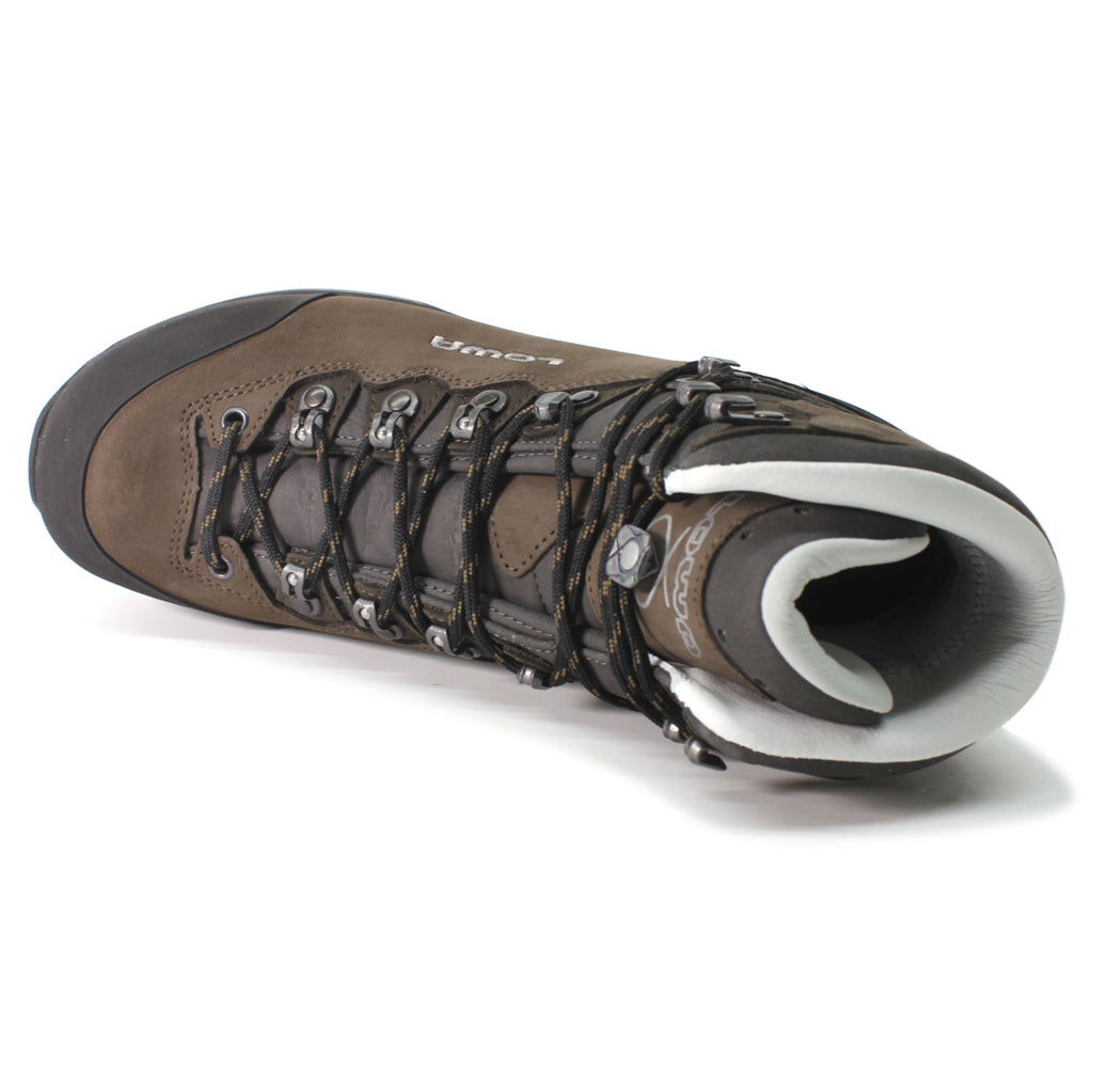 Lowa Camino Evo II Nubuck Men's Waterproof Hiking Boots#color_brown graphite