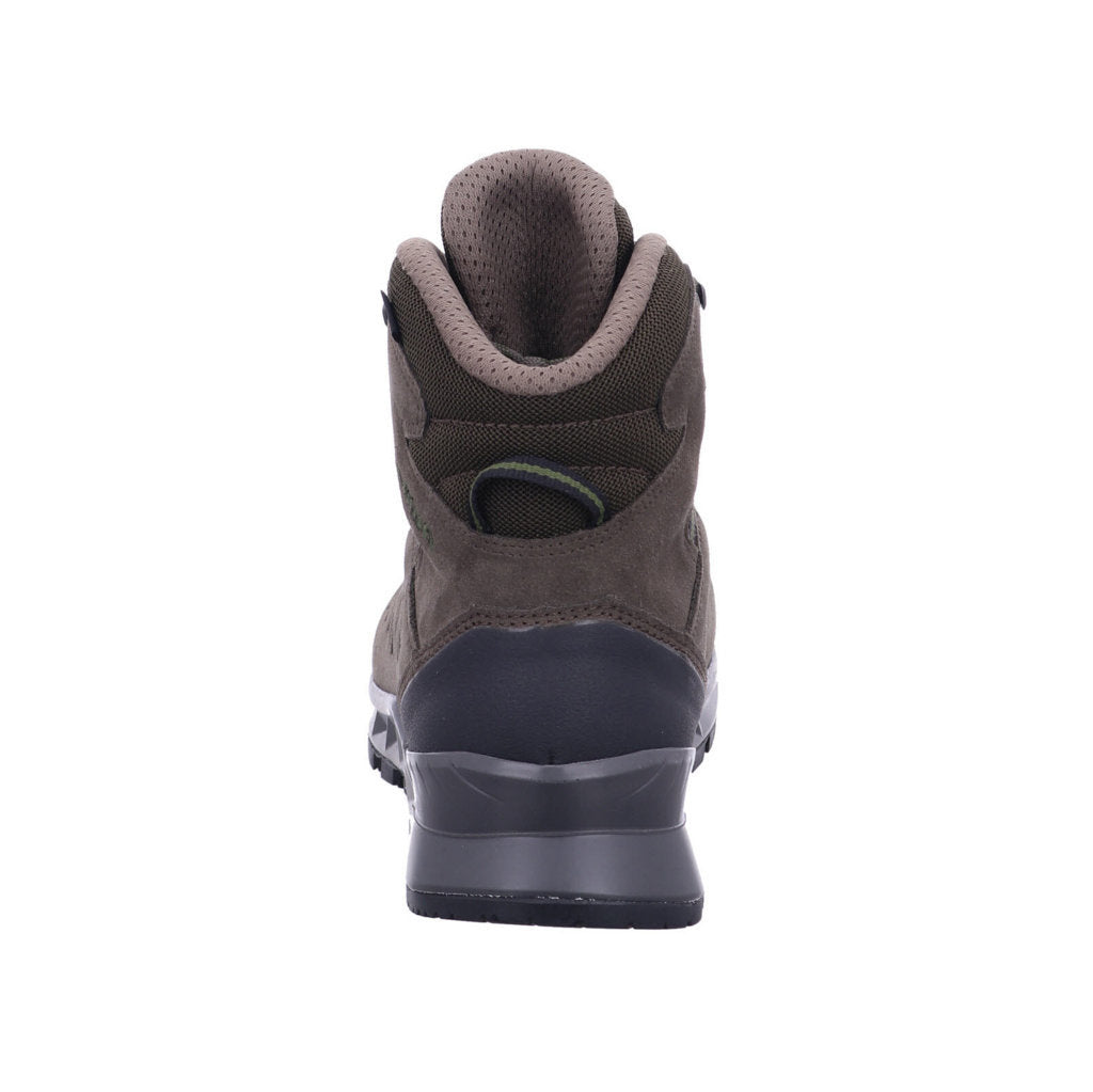 Lowa Explorer II GTX Mid Suede Textile Men's Hiking Boots#color_slate olive