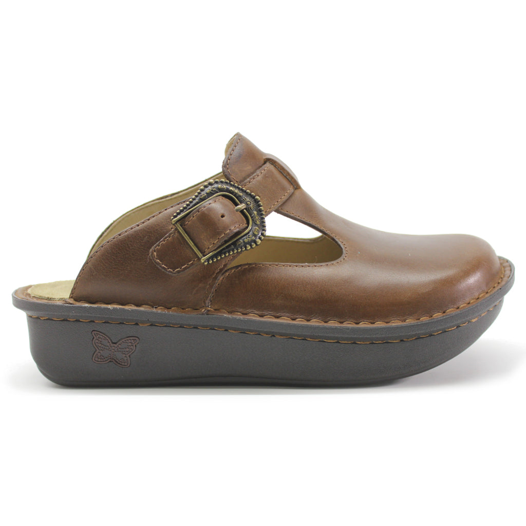 Alegria Classic Leather Women's Slip-on Shoes#color_oiled brown