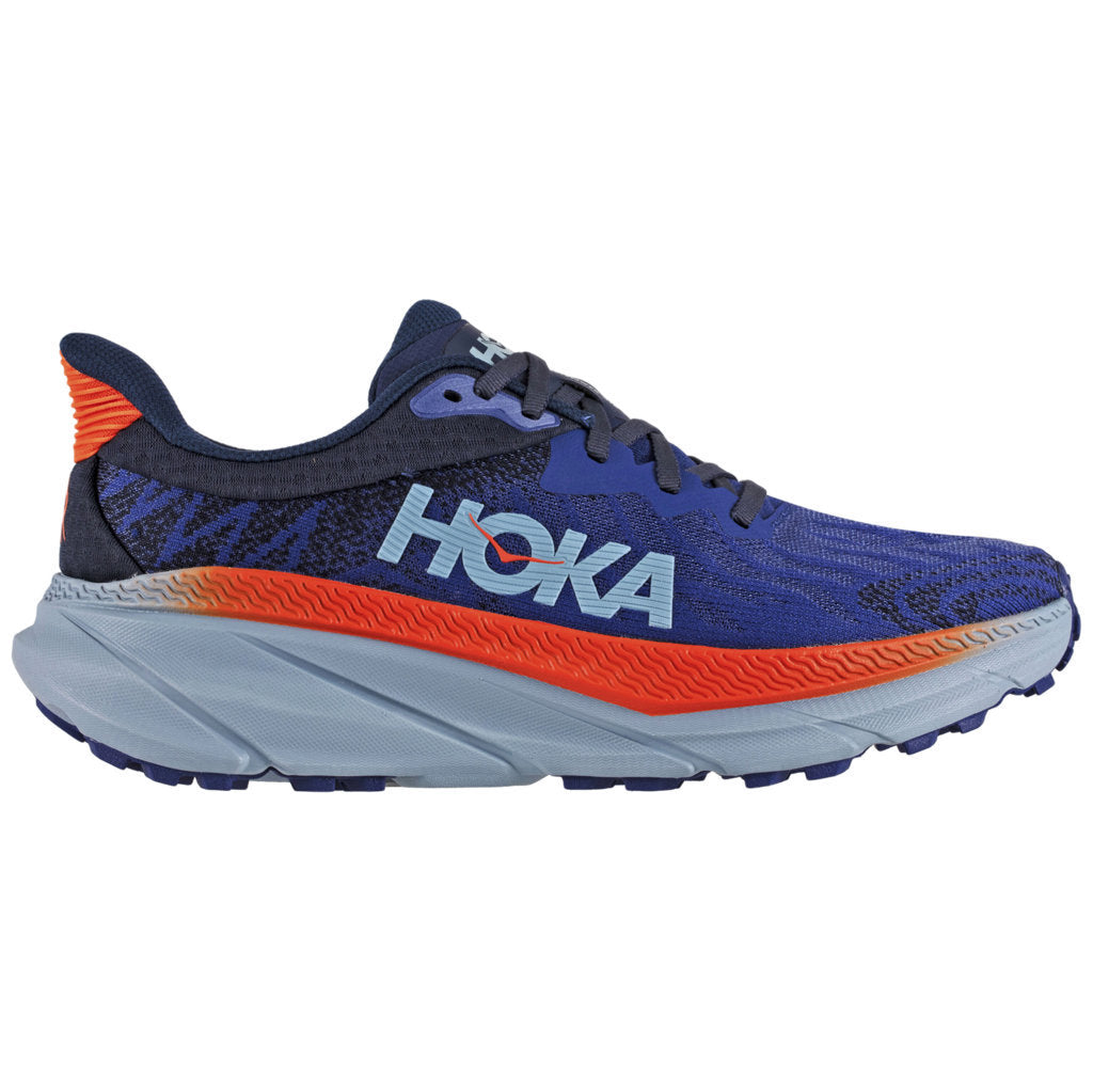 Hoka One One Challenger ATR 7 Textile Mens Trainers#color_bellwether blue stone blue