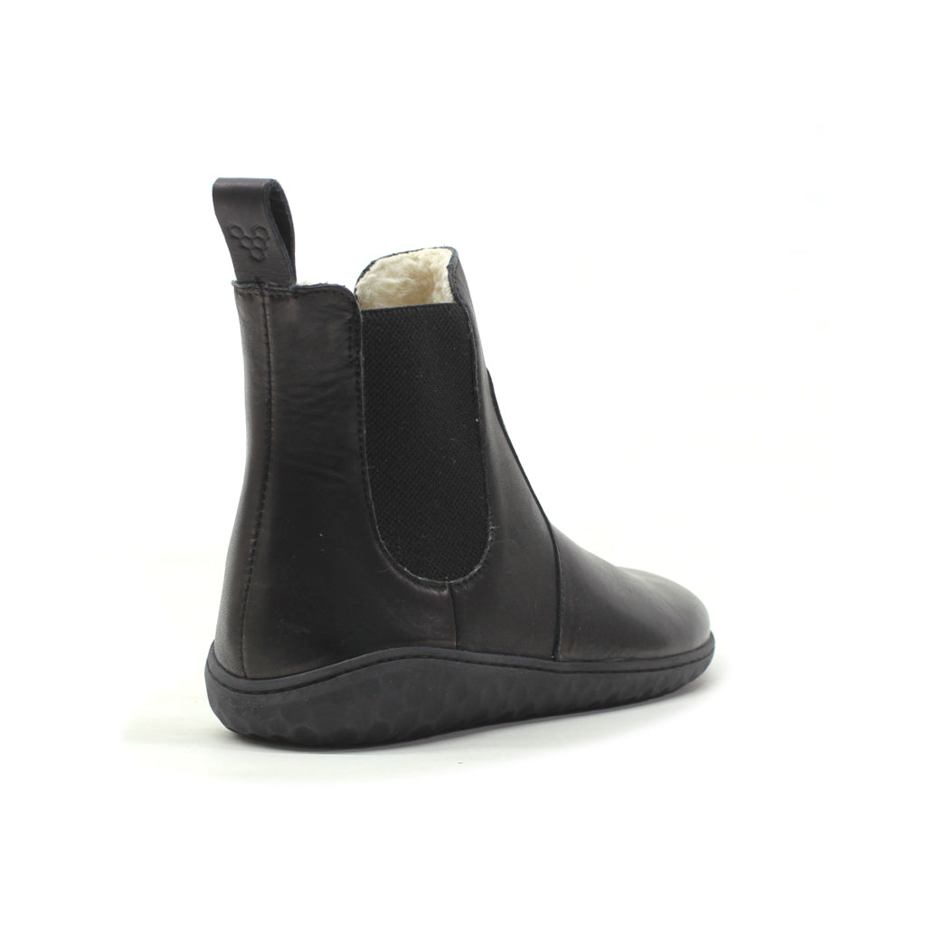 Vivobarefoot Geo Win Leather Women's Chelsea Boots#color_obsidian