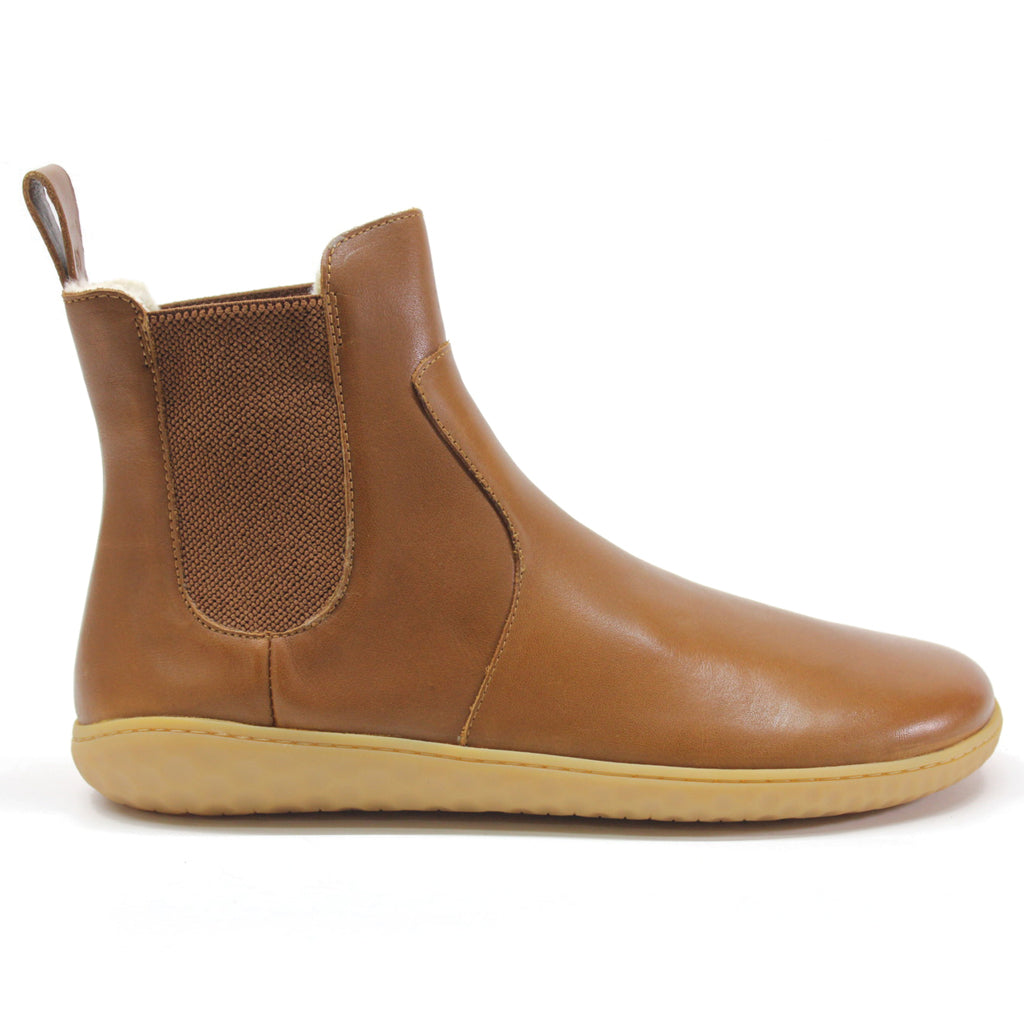 Vivobarefoot Geo Win Leather Women's Chelsea Boots#color_tan