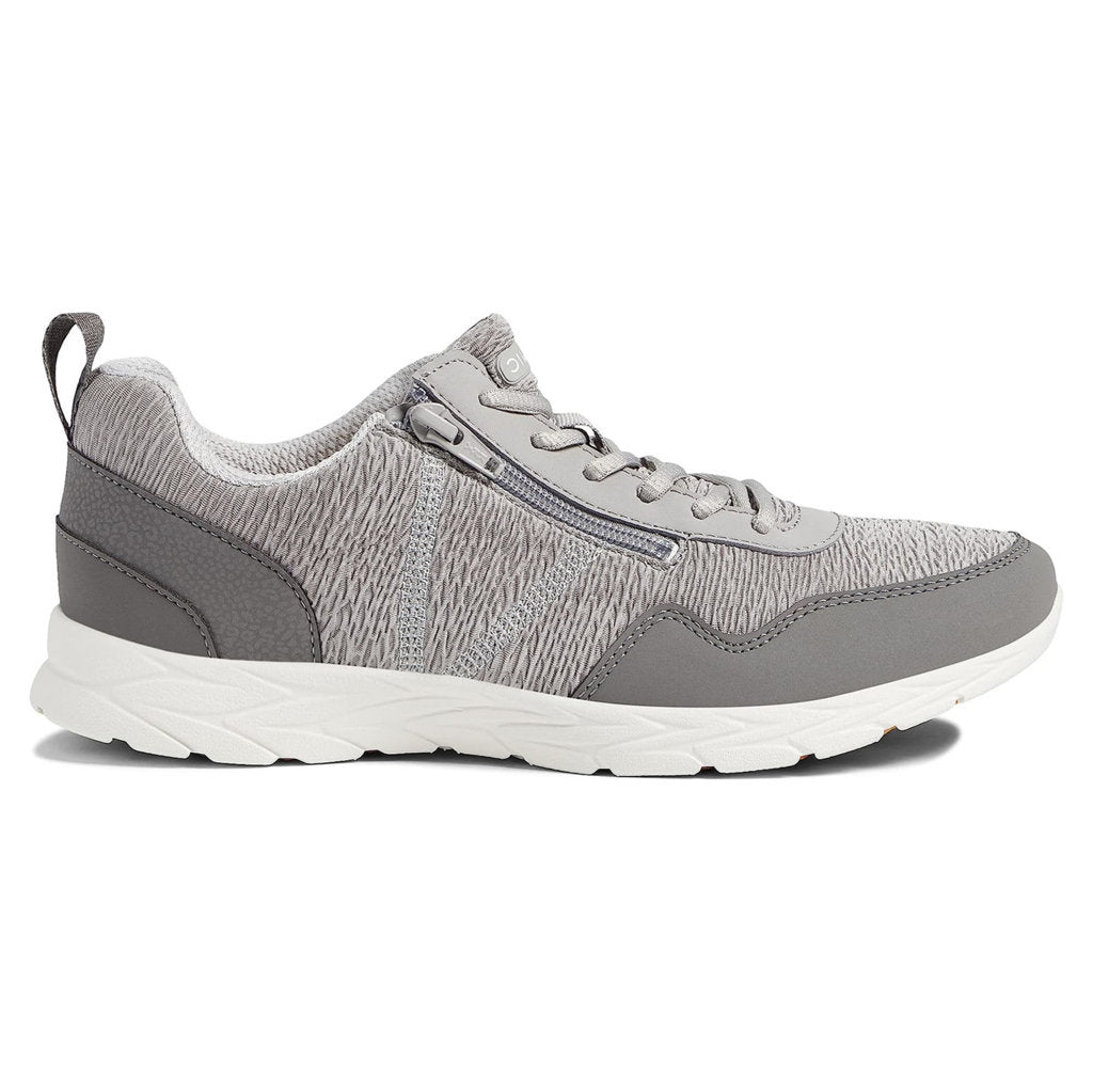 Vionic Jetta Textile Synthetic Womens Trainers#color_light grey
