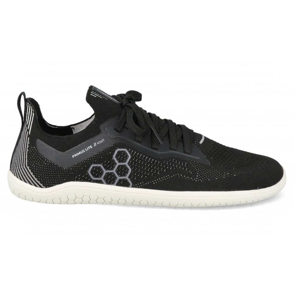 Vivobarefoot Primus Lite Knit Textile Synthetic Mens Trainers#color_obsidian