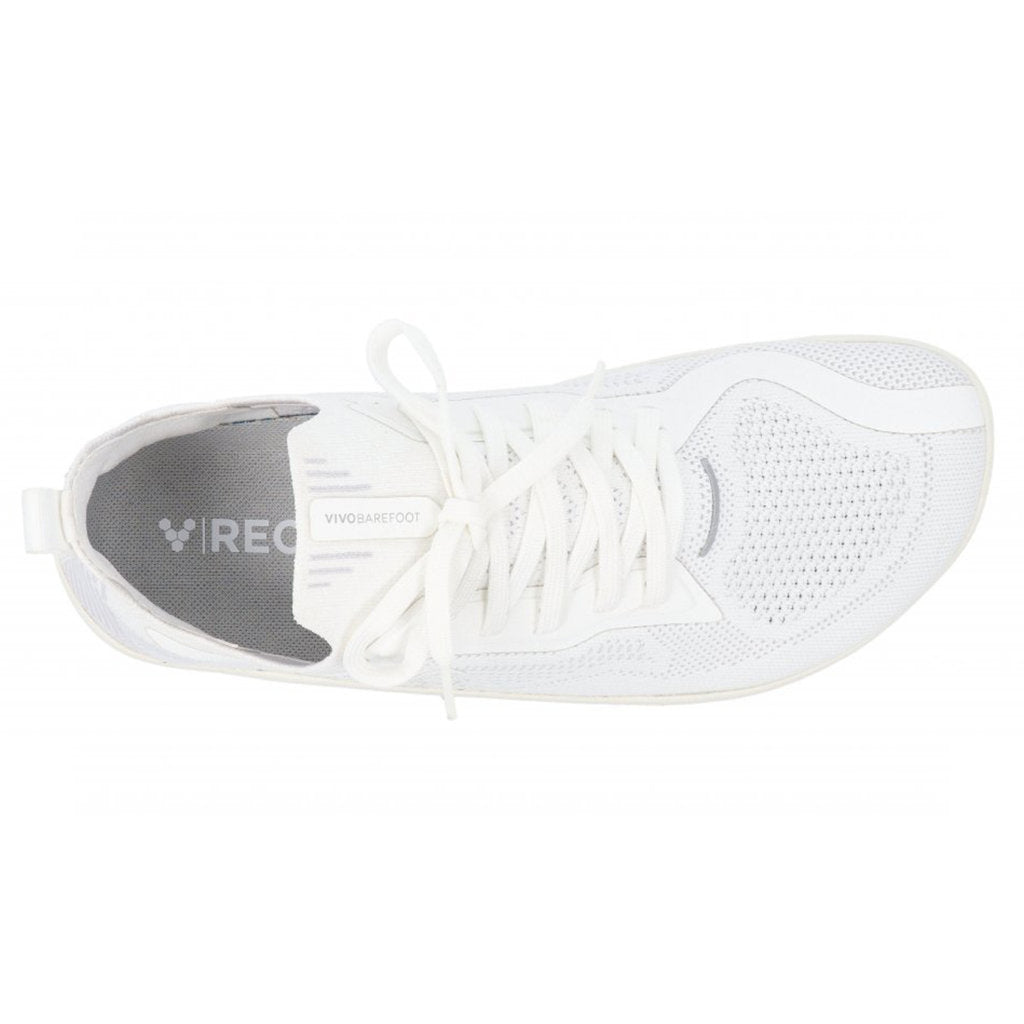 Vivobarefoot Primus Lite Knit Textile Synthetic Mens Trainers#color_bright white