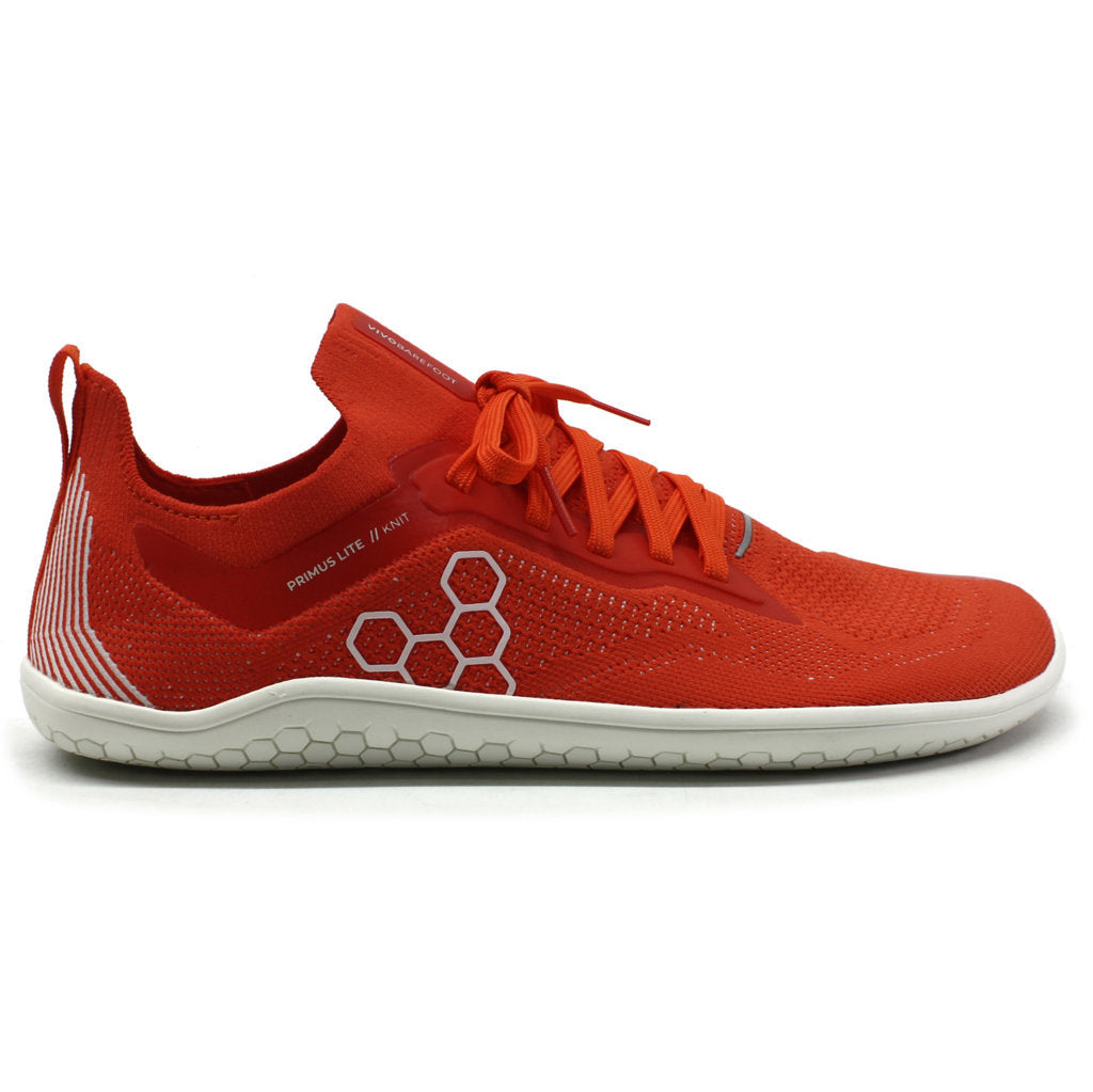 Vivobarefoot Primus Lite Knit Textile Synthetic Womens Trainers#color_flame