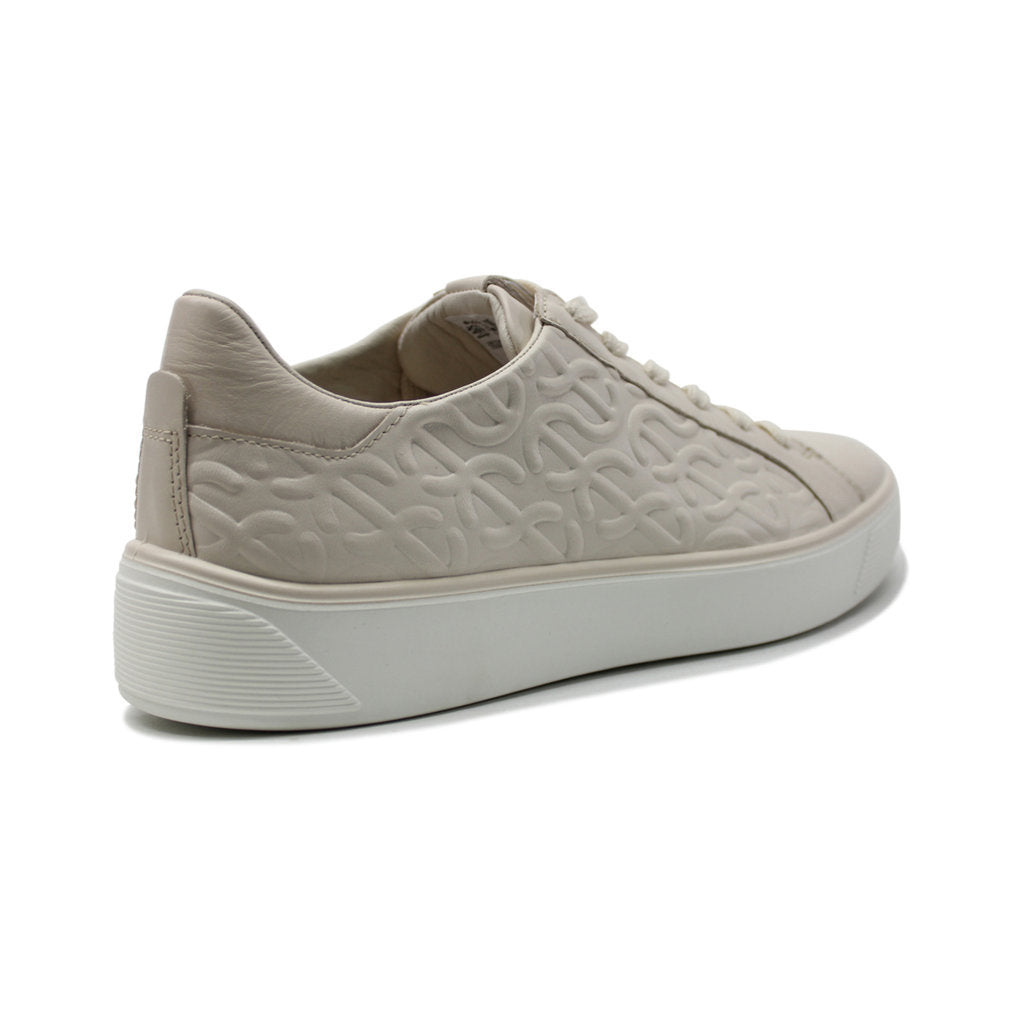 Ecco Street Tray Leather Women's Trainers#color_limestone