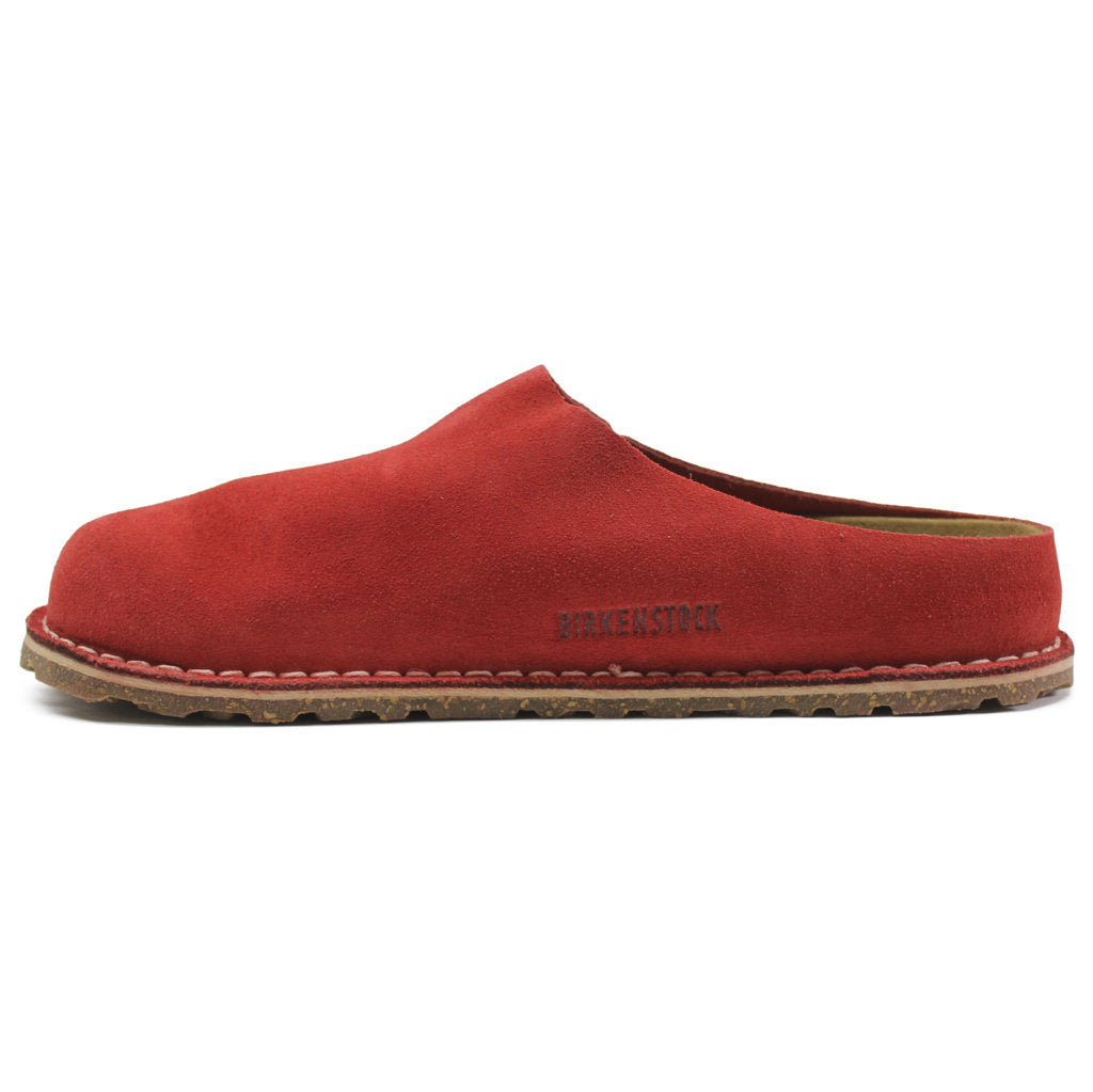 Birkenstock Zermatt Premium Suede Leather Unisex Sandals#color_sienna red