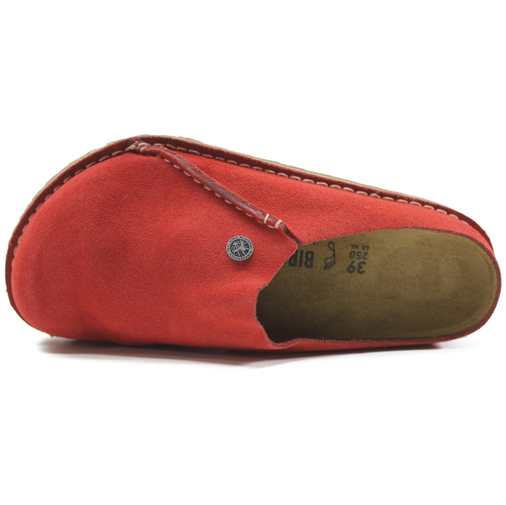 Birkenstock Zermatt Premium Suede Leather Unisex Sandals#color_sienna red