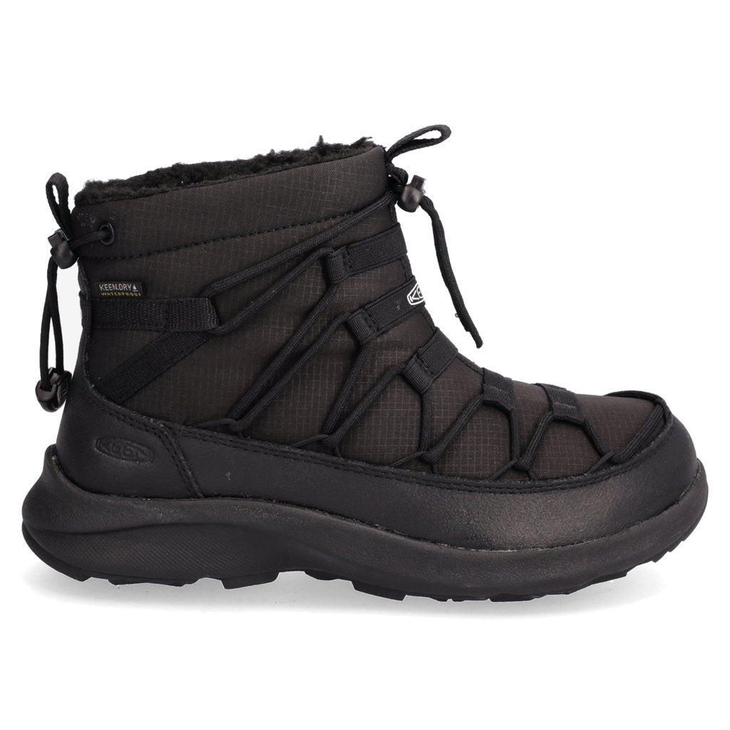 Keen UNEEK SNK II Waterproof Synthetic Textile Women's Boots#color_triple black black