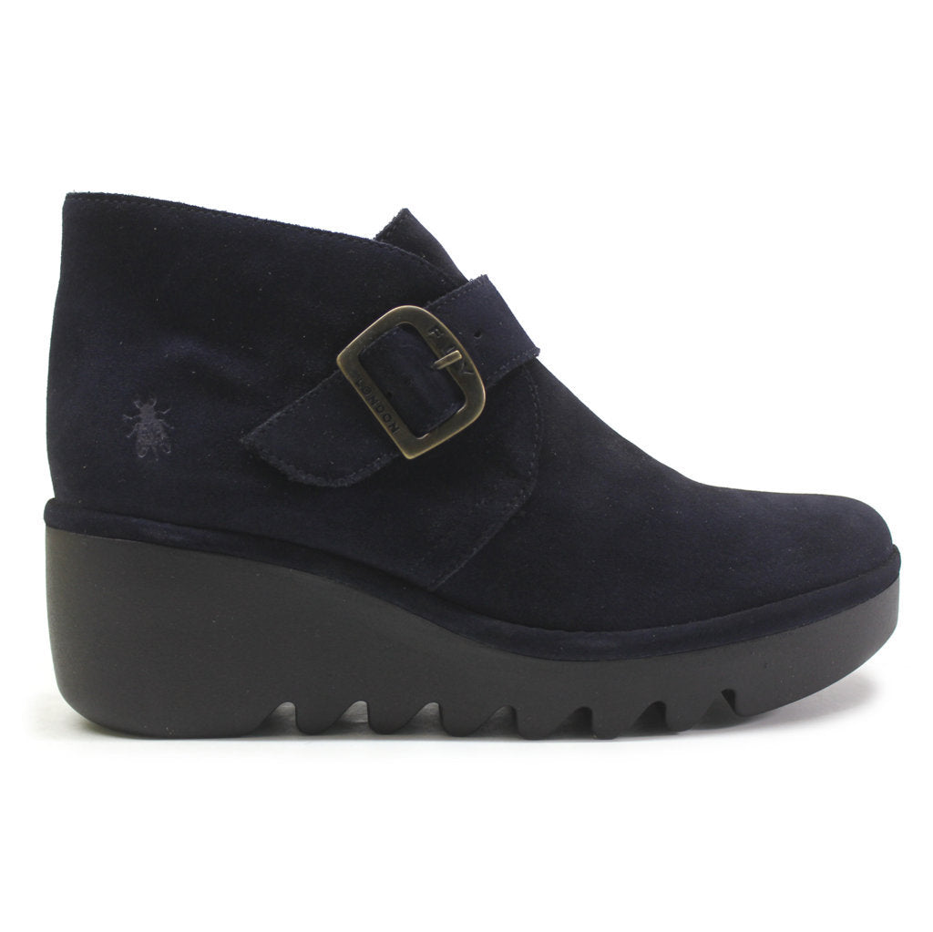 Fly London Birt397Fly Suede Women's Wedge Ankle Boots#color_navy