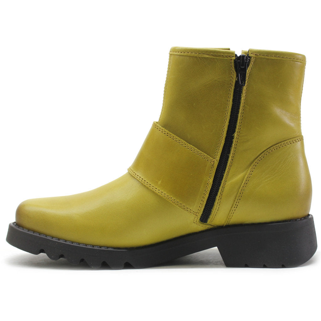 Fly London Rily991Fly Rug Leather Women's Heeled Boots#color_mustard