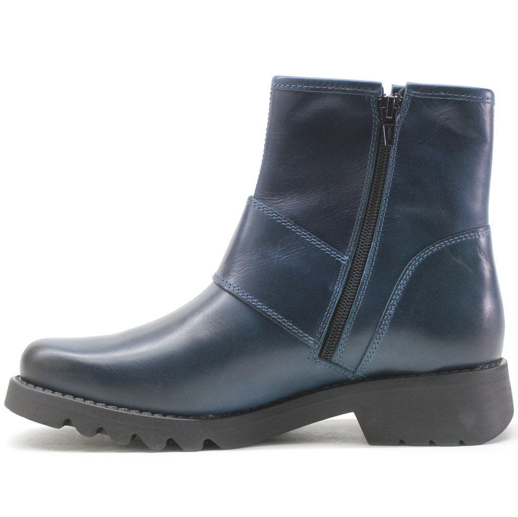 Fly London Rily991Fly Rug Leather Women's Heeled Boots#color_royal blue