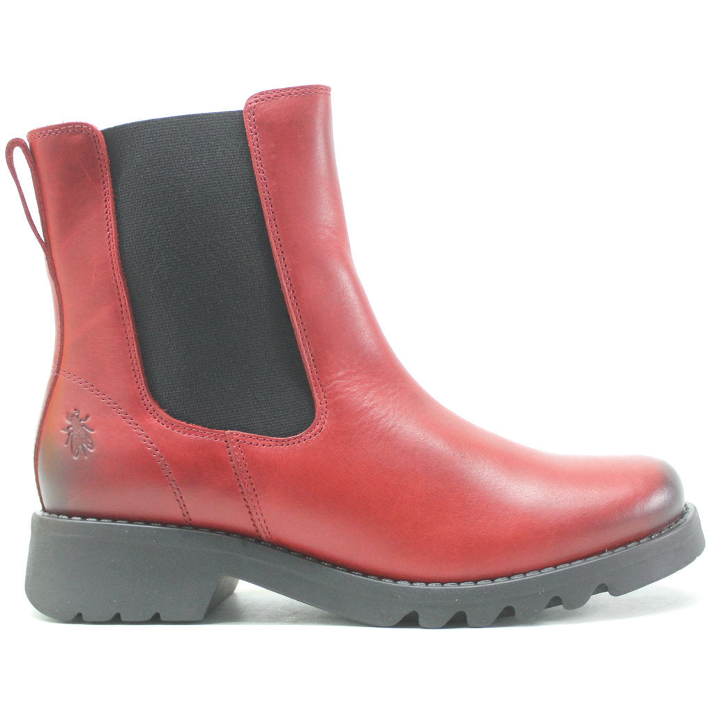 Fly London Rope978Fly Rug Leather Women's Chelsea Boots#color_red
