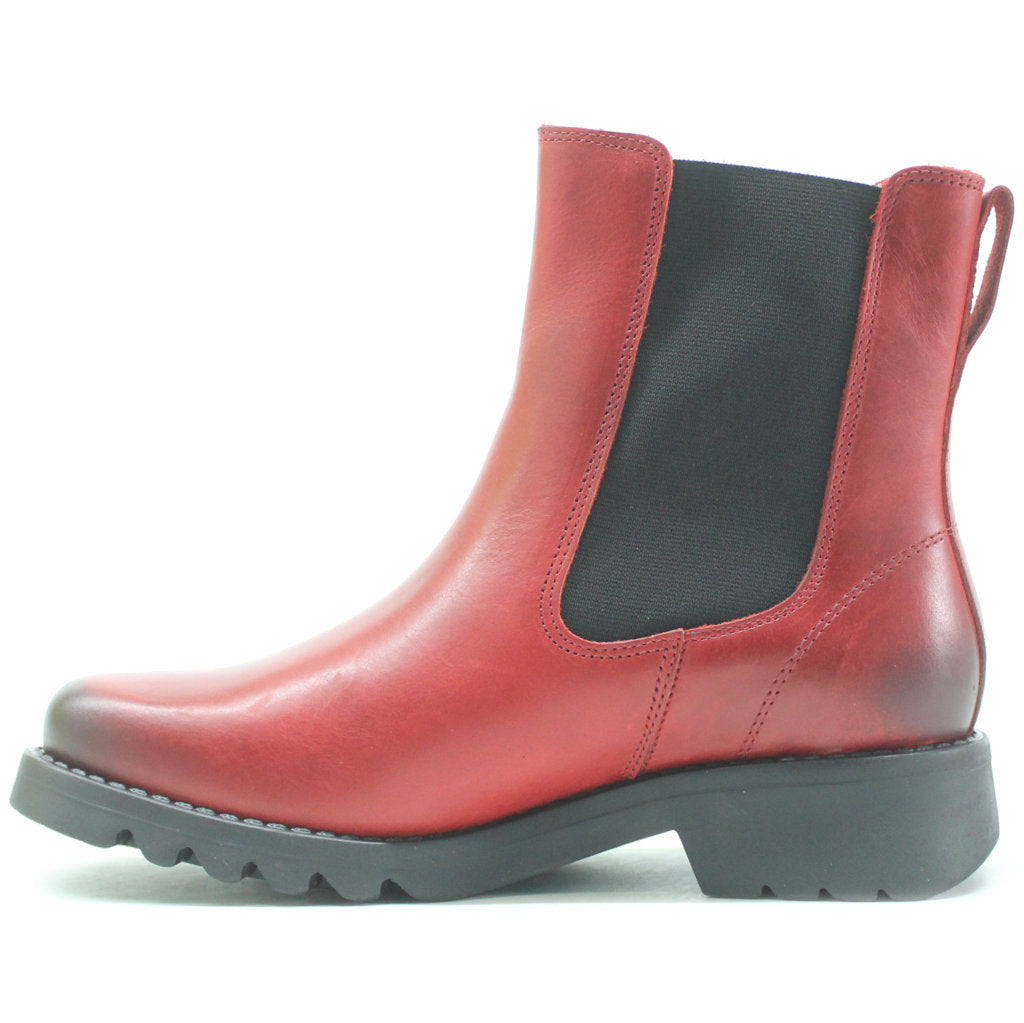 Fly London Rope978Fly Rug Leather Women's Chelsea Boots#color_red
