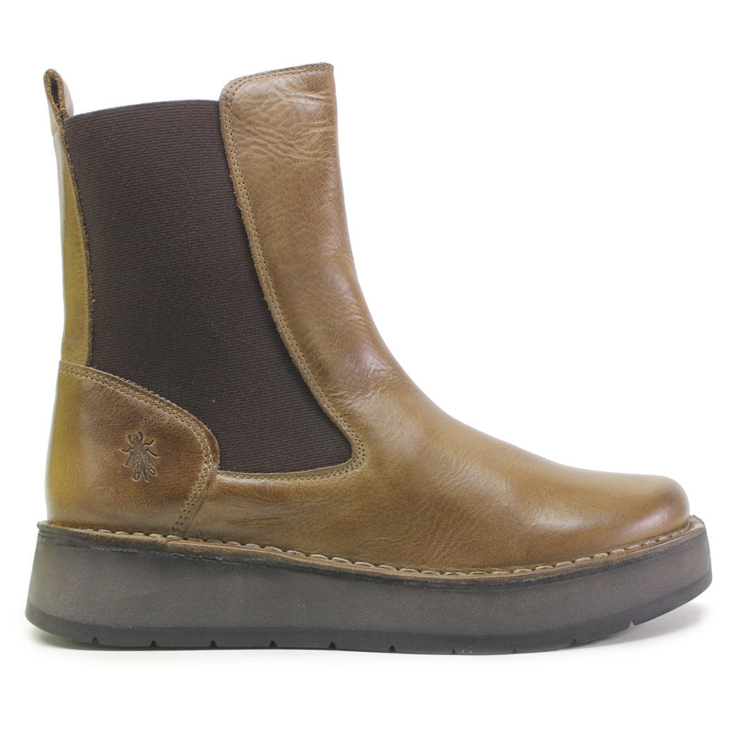 Fly London Ruba100Fly Rug Leather Women's Chelsea Boots#color_camel