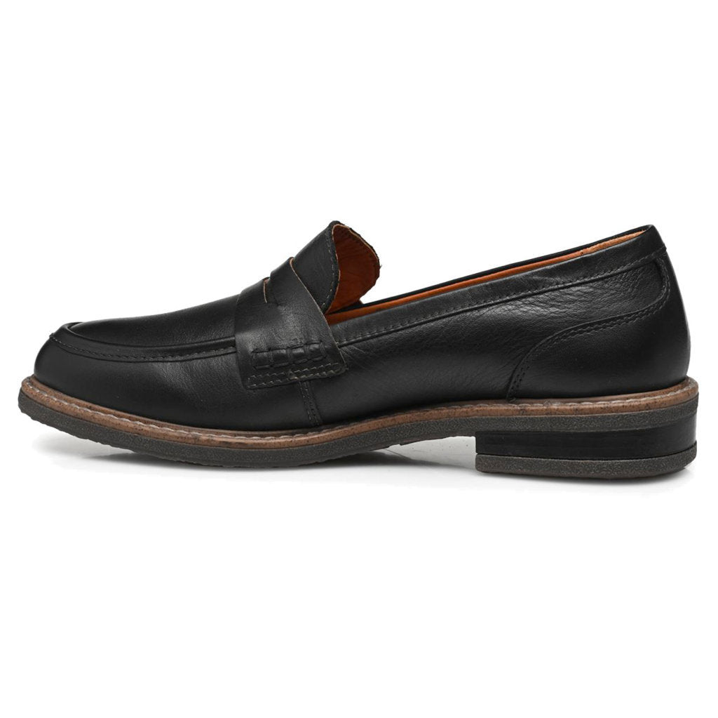 Pikolinos Aldaya W8J-3541 Leather Women's Slip-on Shoes#color_black