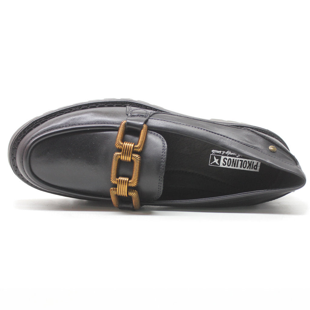 Pikolinos Aviles Leather Women's Slip-on Shoes#color_black