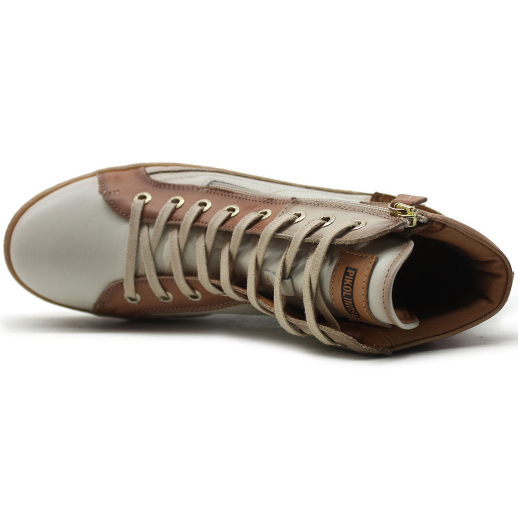Pikolinos Lagos 901-8921 Leather Women's Boots#color_nata