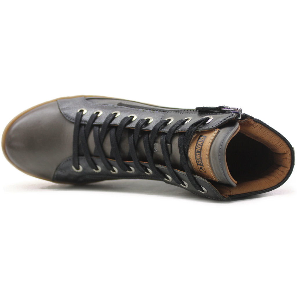 Pikolinos Lagos 901-8921 Leather Women's Boots#color_dark grey
