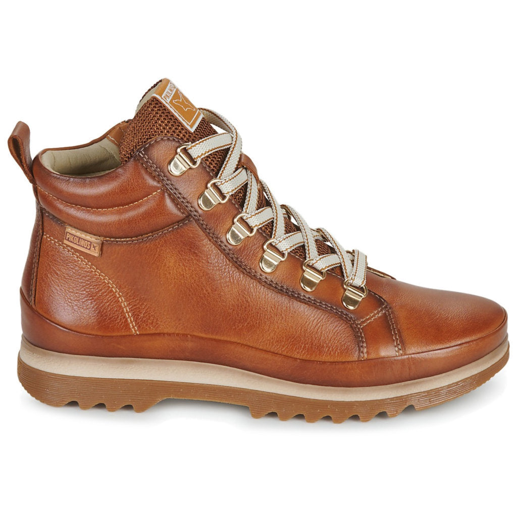 Pikolinos Vigo W3W Leather Womens Boots#color_brandy