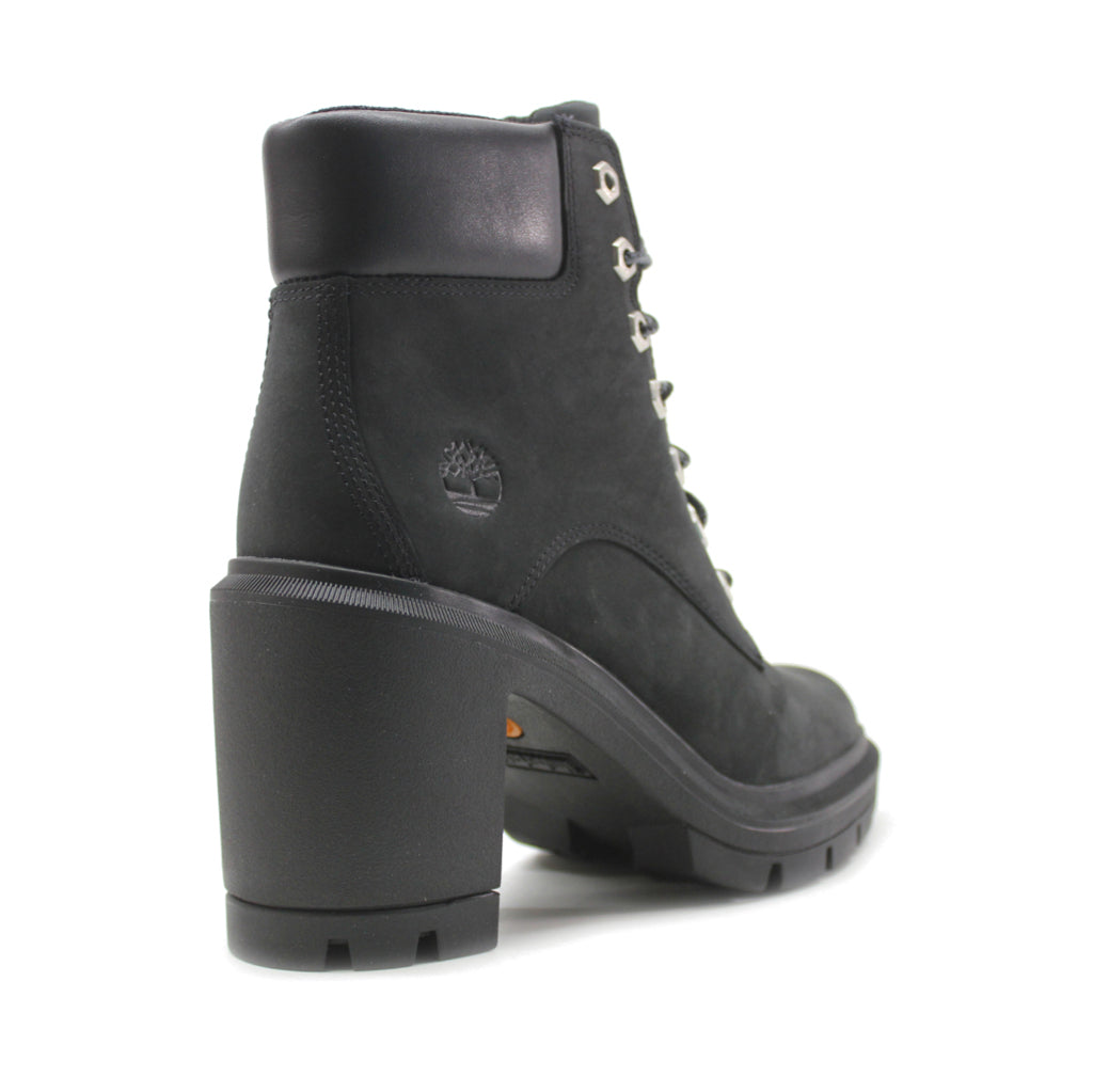 Timberland Allington Heights 6 Inch Nubuck Women's Heeled Boots#color_black